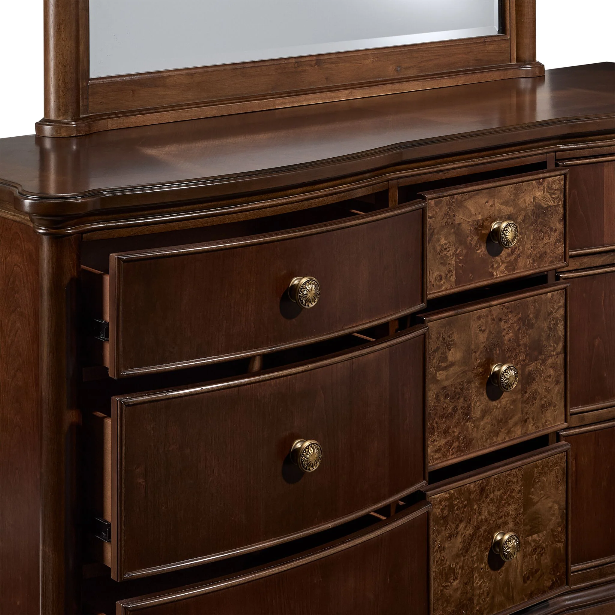 Florence 6-Drawer Dresser - Brown - Image 3