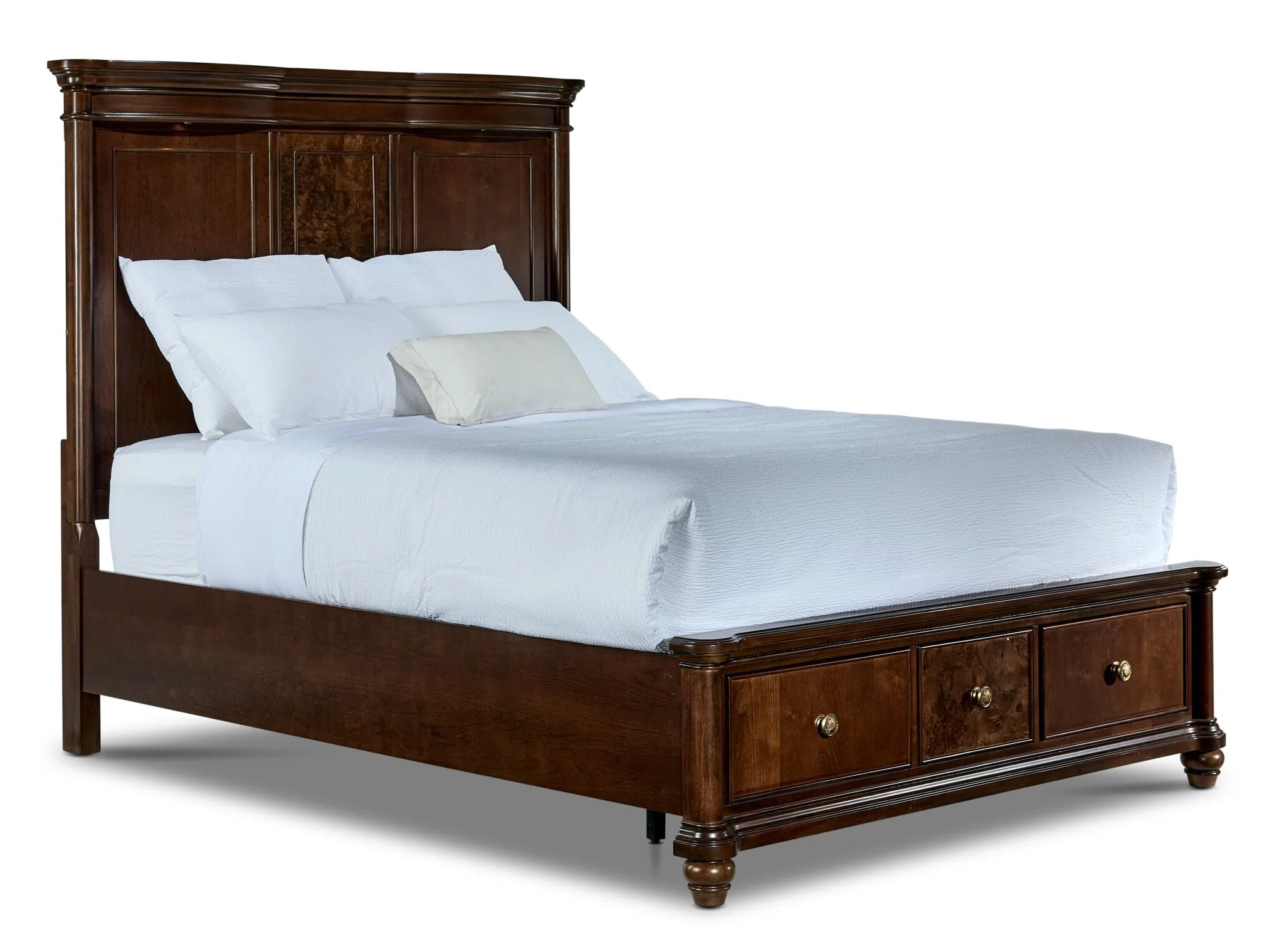 Florence 6 - Piece Queen Storage Bedroom Set - Brown - Image 2