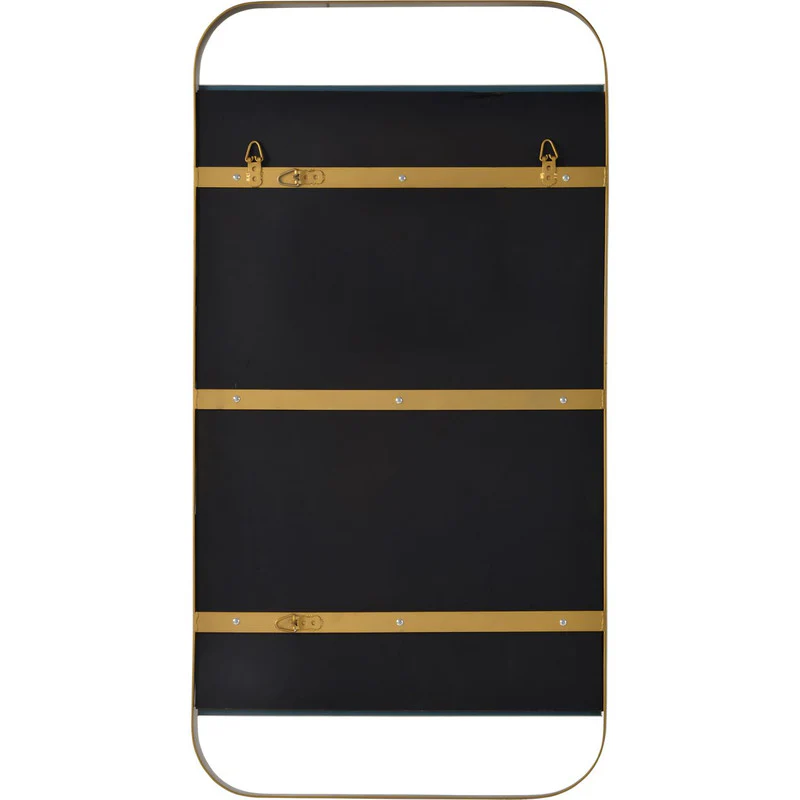 Florin Mirror - Antique Brass - Image 4