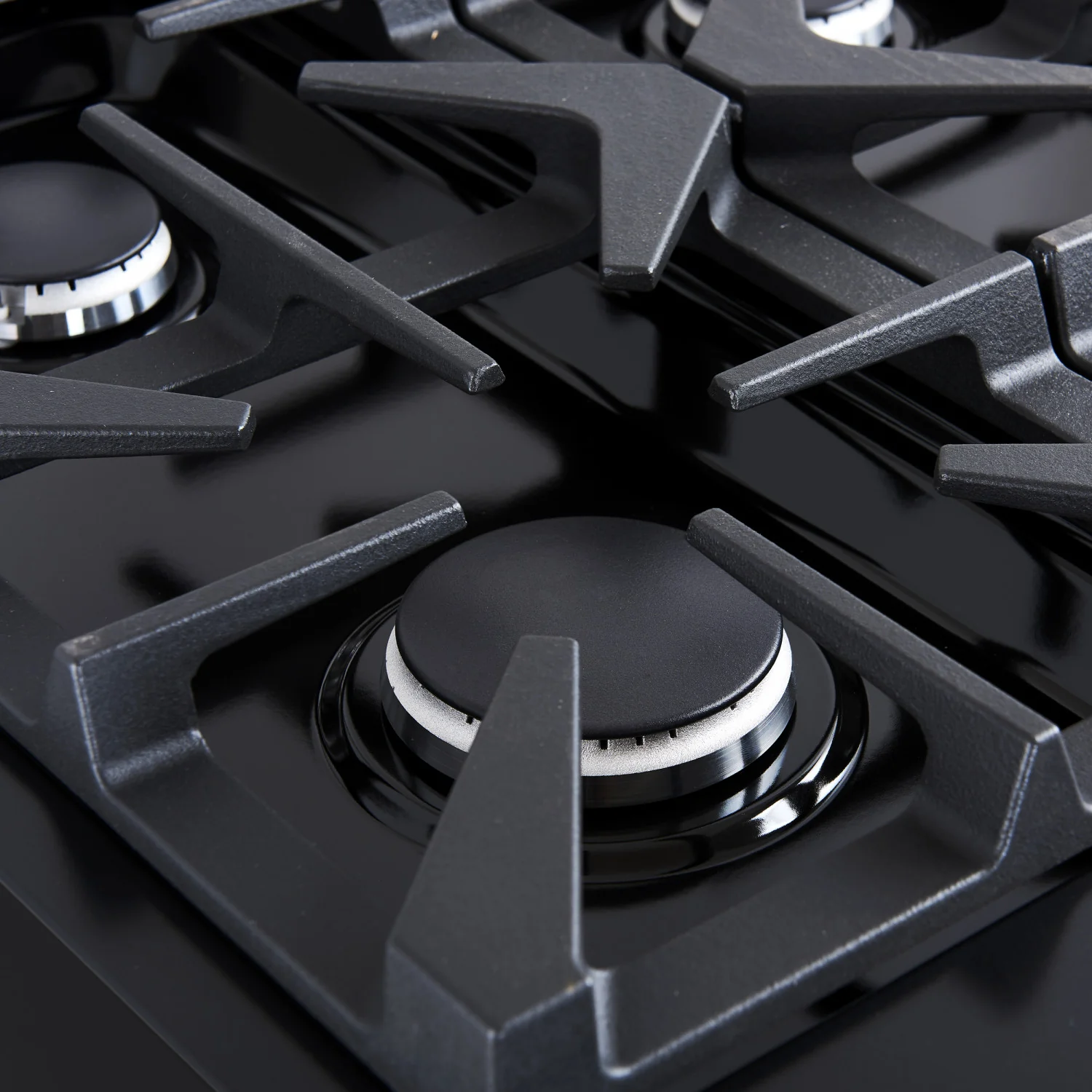 Forno Antico 36" Black Freestanding Gas Range (4.5 Cu. Ft.) - FFSGS6219-36BLK - Image 5