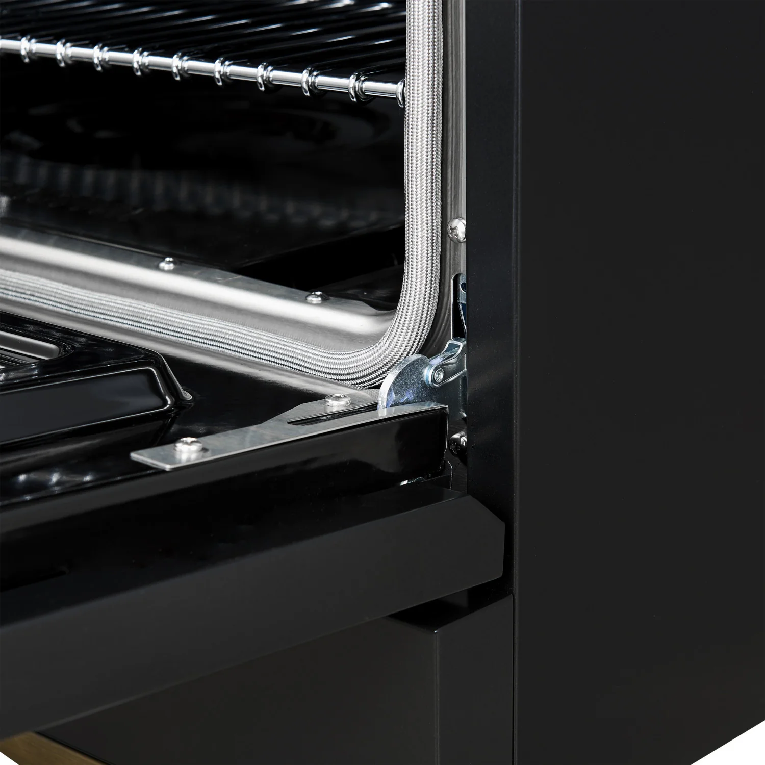 Forno Antico 36" Black Freestanding Gas Range (4.5 Cu. Ft.) - FFSGS6219-36BLK - Image 8