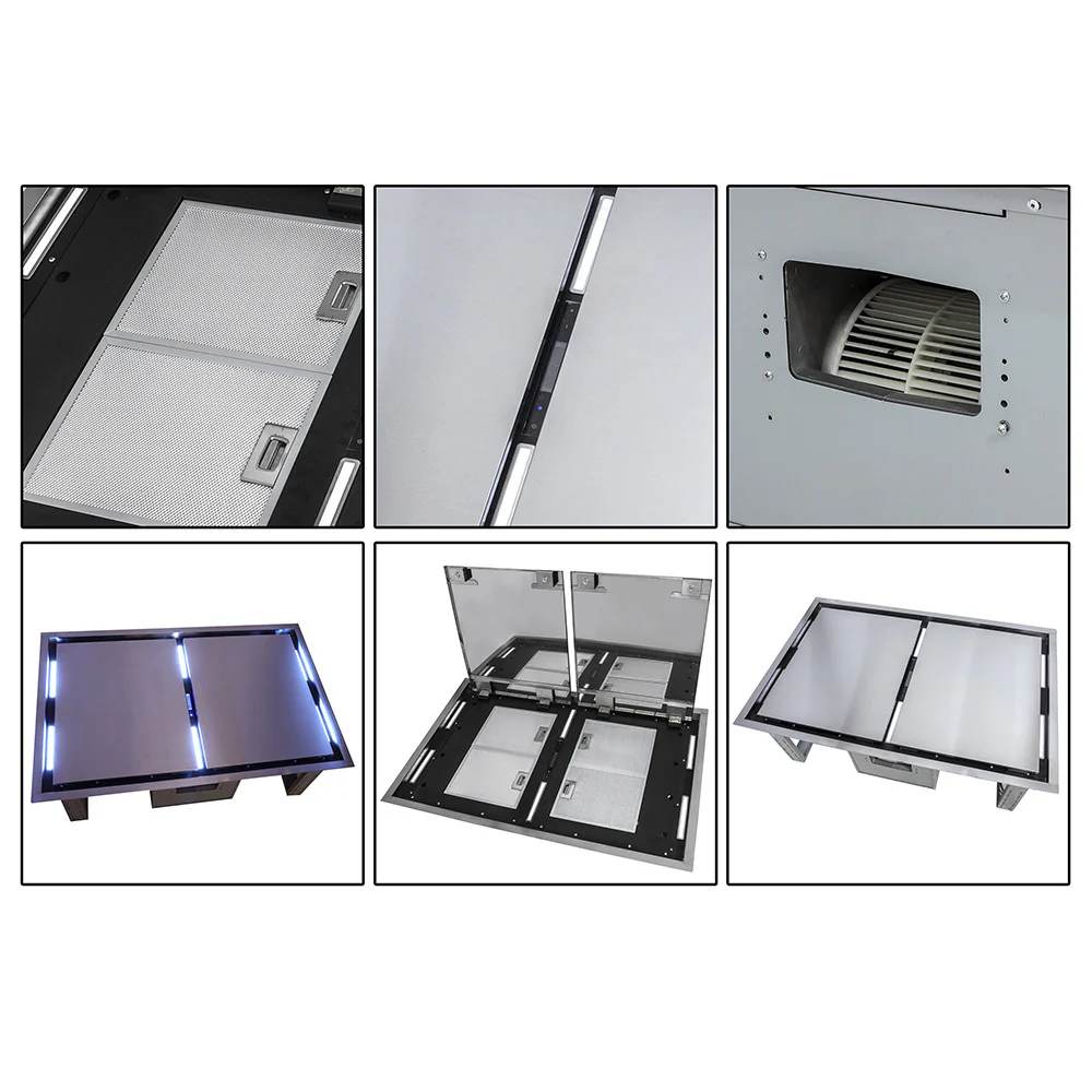 Forno Arezzo Stainless Steel 44" 1200 CFM Insert Range Hood - FRHRE5312-44 - Image 12