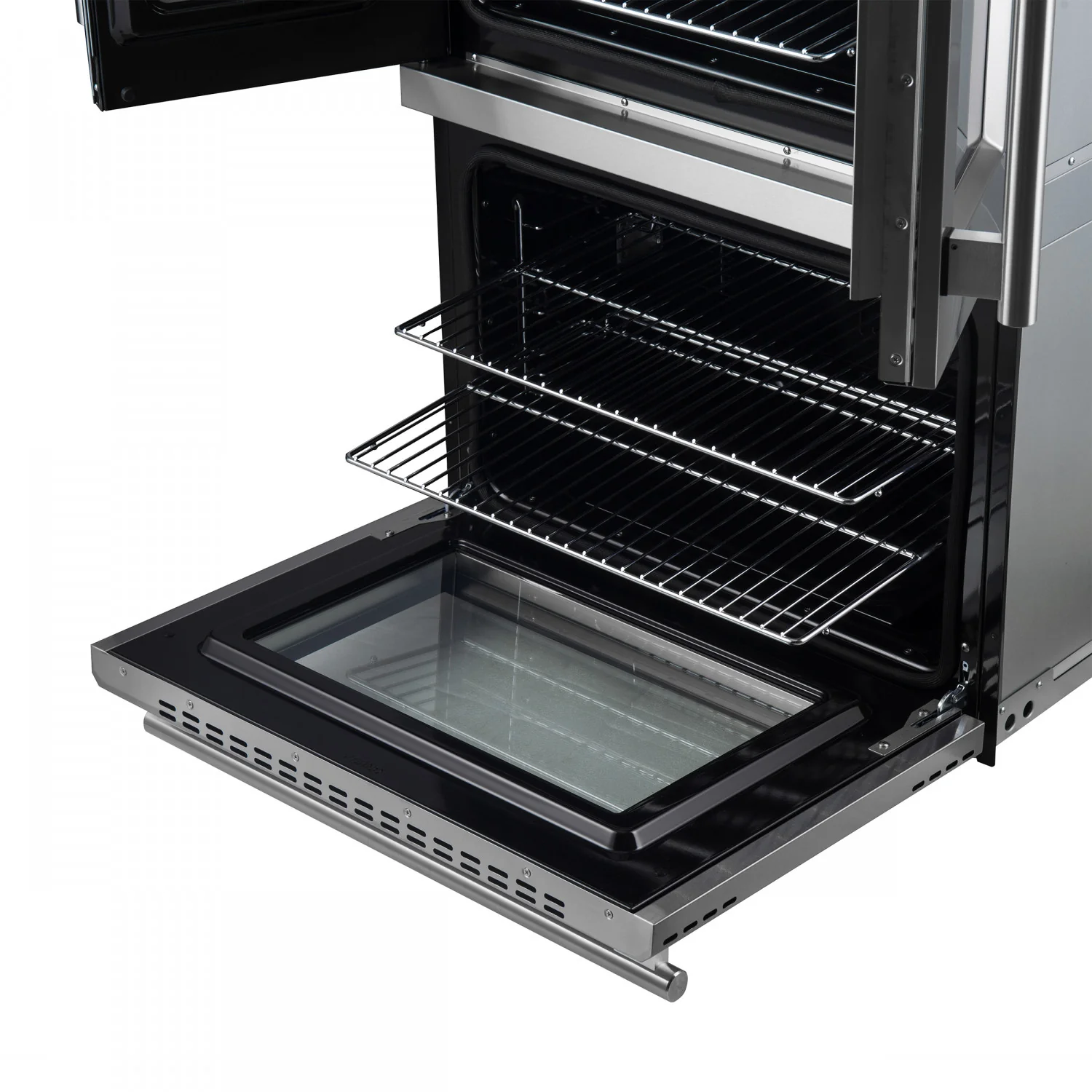 Forno Asti Stainless Steel 30" French Door Double Wall Oven With Dual True Convection And Air Fry (7.36 Cu. Ft.) - FBOEL1340-30 - Image 9