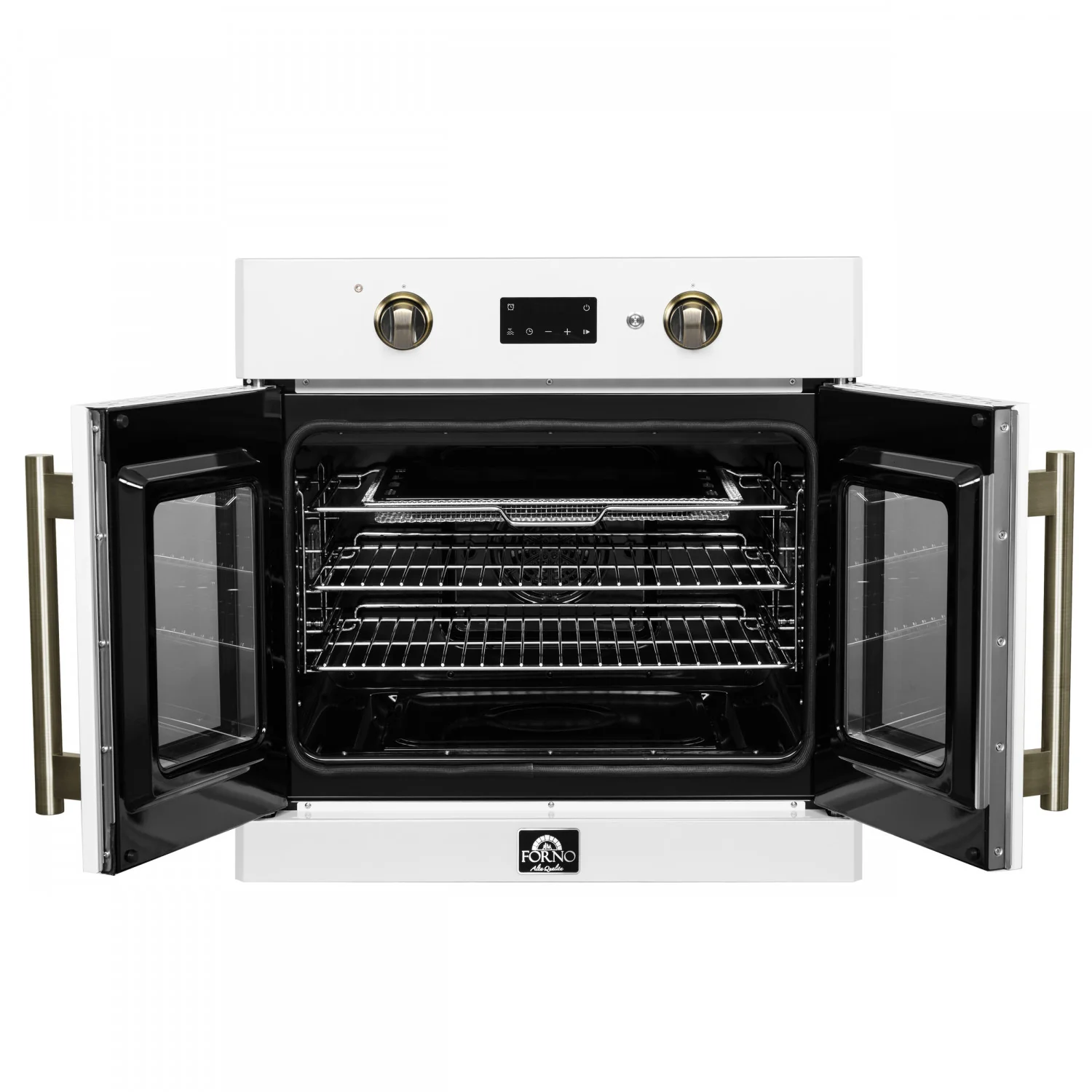 Forno Asti White 30" Electric Wall Oven with True Convection and Air Fry (3.68 Cu. Ft.) - FBOEL1333-30WHT - Image 2