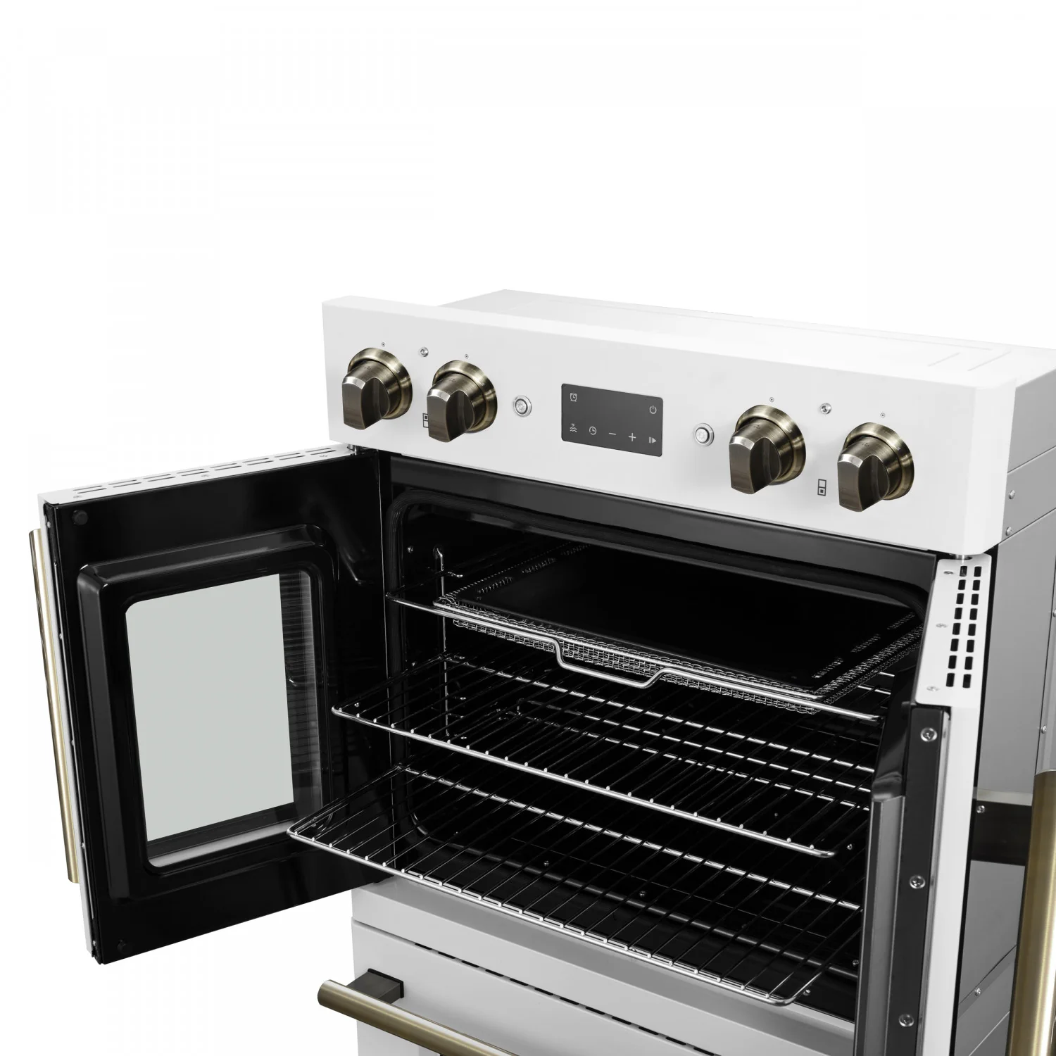 Forno Asti White 30" French Door Double Wall Oven with Dual True Convection and Air Fry (7.36 Cu. Ft.) - FBOEL1340-30WHT - Image 11