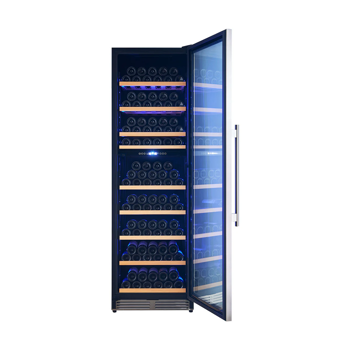 Forno Avellino 24" Stainless Steel 44 Bottle Dual Zone Wine Cellar (16 Cu. Ft.) - FWCDR6603-24S - Image 3
