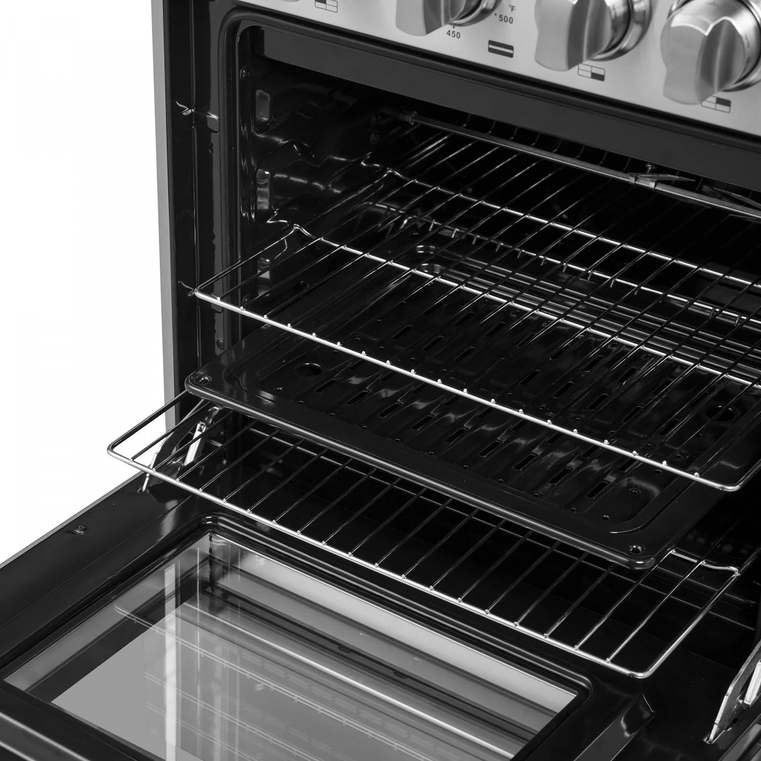 Forno Breno 24" Stainless Steel Freestanding Gas Range with Air Fry (2.3 Cu. Ft.) - FFSGS6290-24 - Image 17