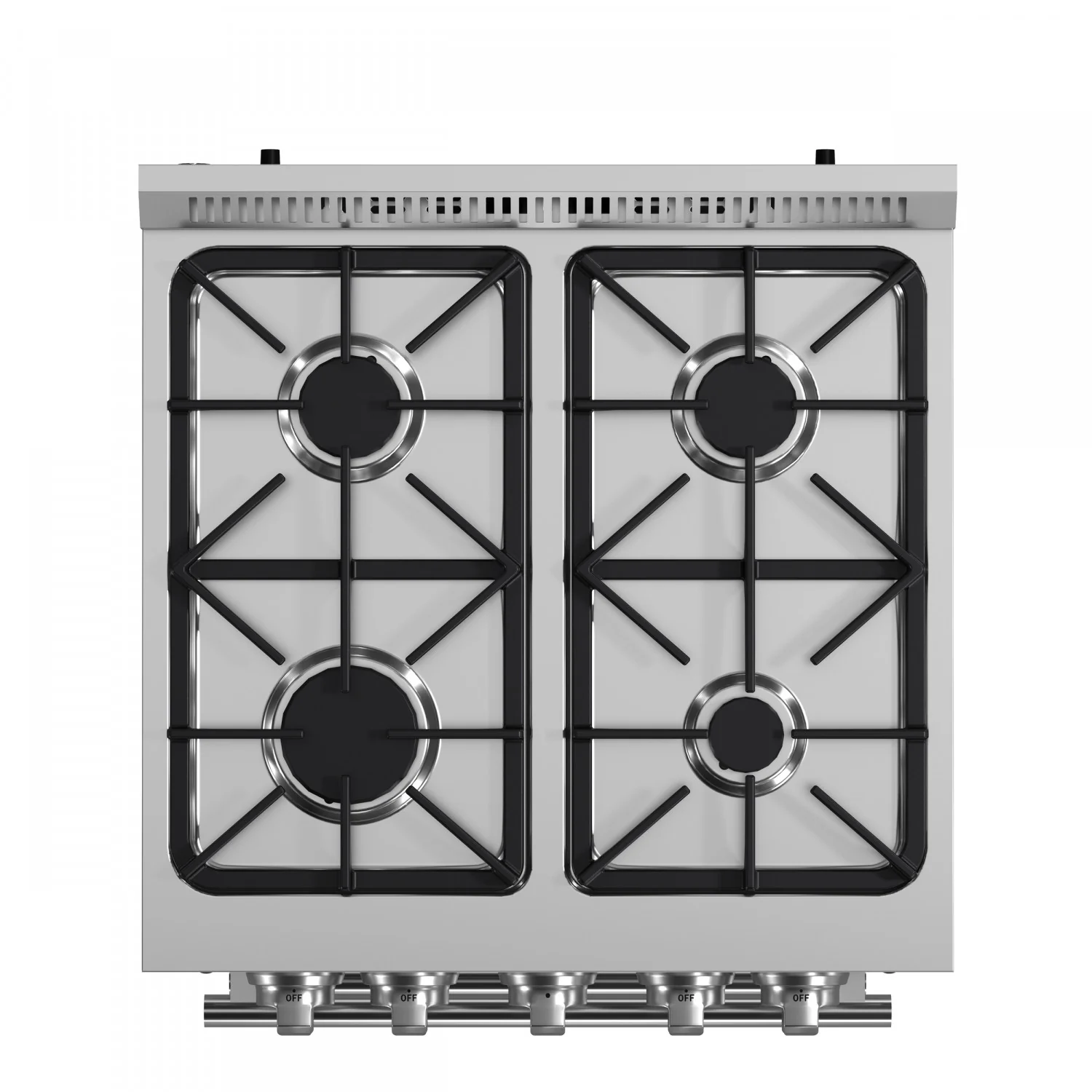 Forno Breno 24" Stainless Steel Freestanding Gas Range with Air Fry (2.3 Cu. Ft.) - FFSGS6290-24 - Image 9