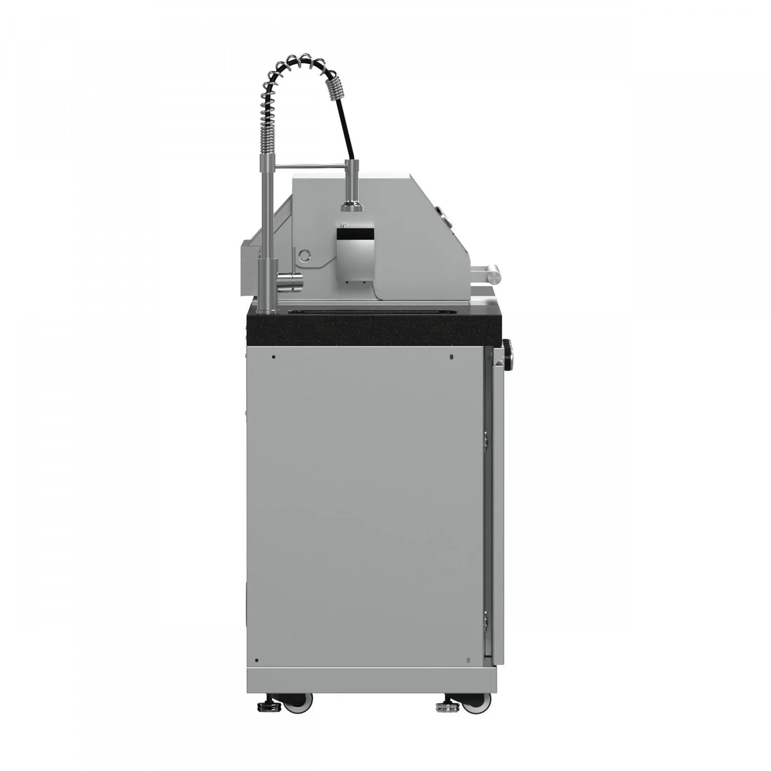 Forno Bulnes Black Countertop Outdoor Kitchen with 30" 60,000 BTU BBQ and Beverage Centre - FODKT2506BLK - Image 5