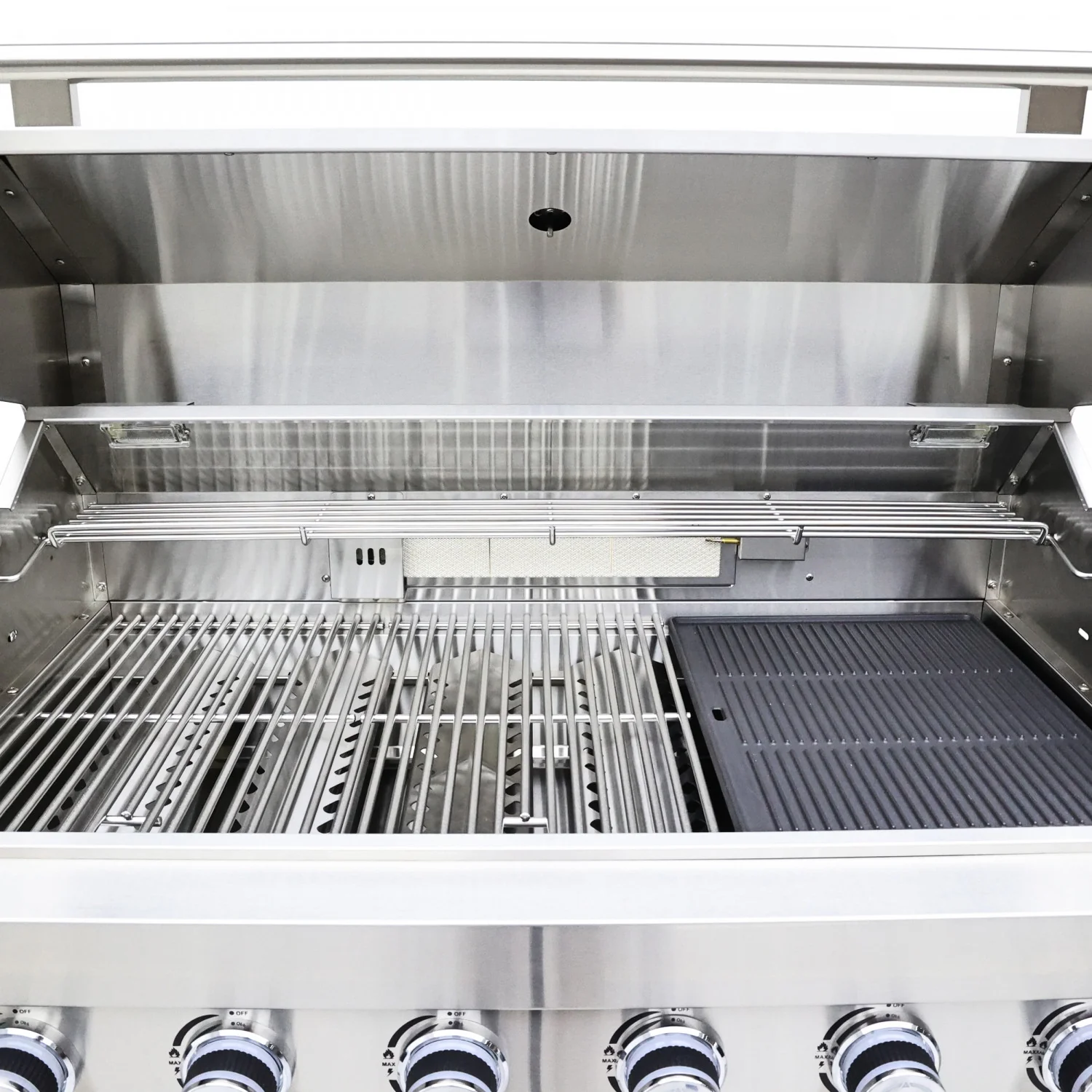 Forno Bulnes Black Countertop Outdoor Kitchen with 40" 84,000 BTU BBQ and Beverage Centre - FODKT2520BLK - Image 9