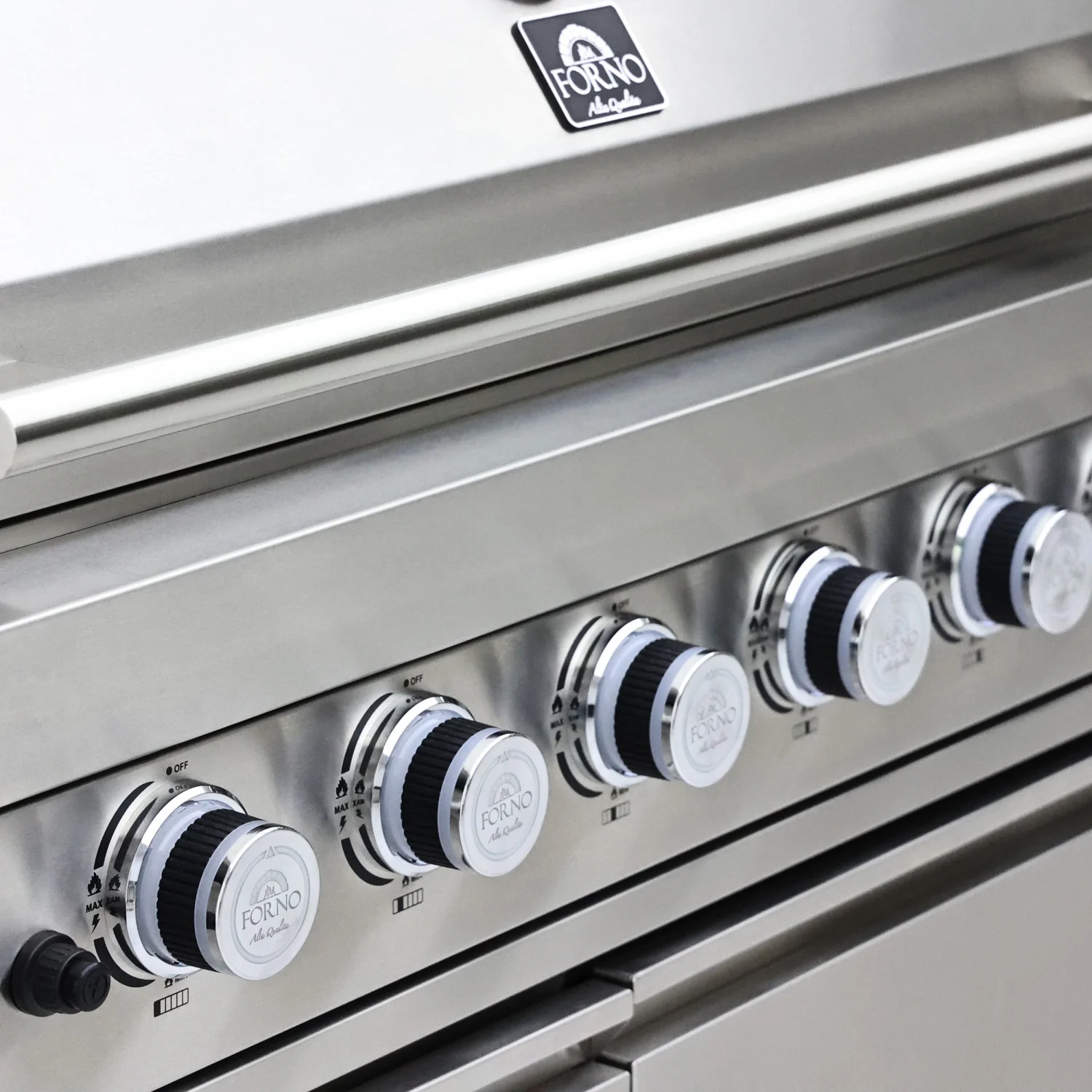 Forno Bulnes White Countertop Outdoor Kitchen with 40" 84,000 BTU BBQ and Beverage Centre - FODKT2520WHT - Image 7