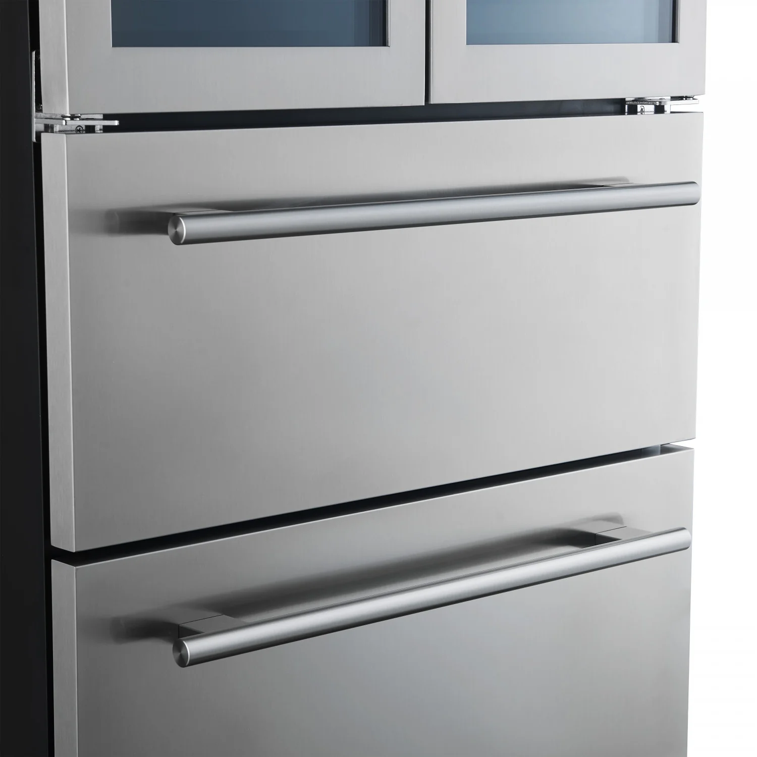Forno Campania 32" 17.7 Cu.Ft.Stainless Steel 120 Bottle Dual Wine Cooler with Two Beverage Drawers - FWCDR6635-32S - Image 11