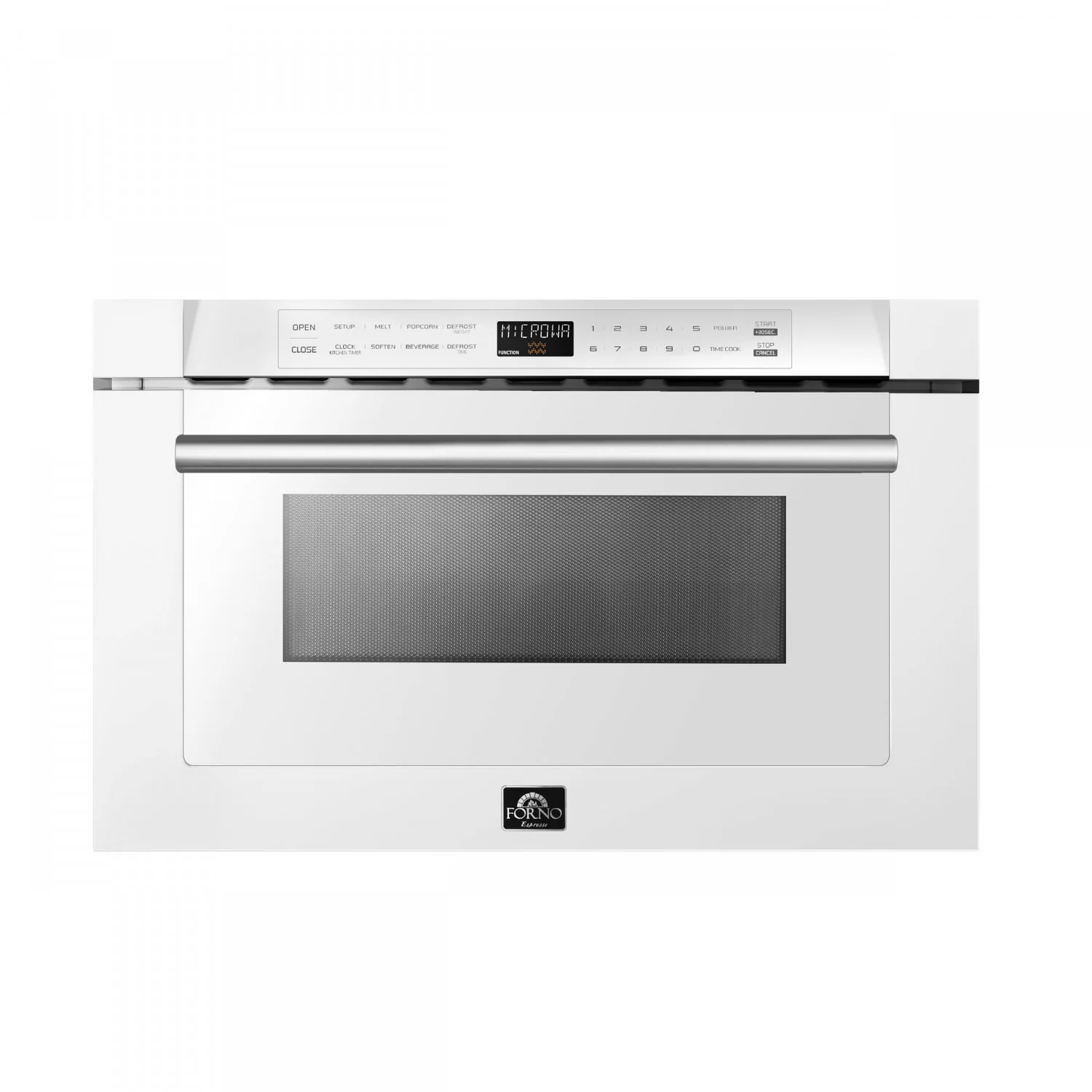 Forno Capoliveri White 24" Built-In Microwave Drawer (1.2 Cu. Ft.) - FMWDR3000-24WHT - Image 2