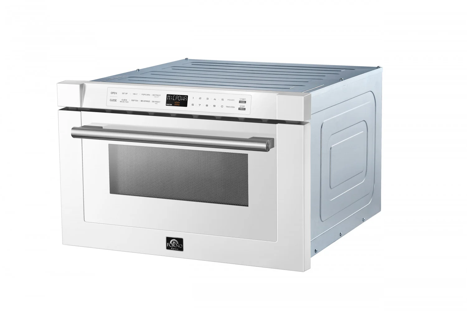 Forno Capoliveri White 24" Built-In Microwave Drawer (1.2 Cu. Ft.) - FMWDR3000-24WHT - Image 4