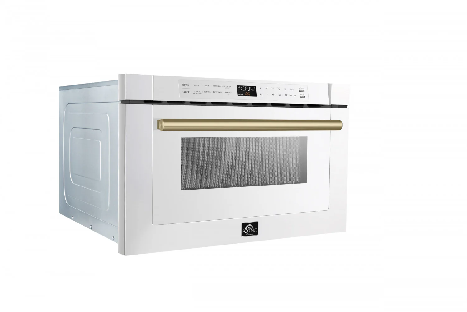 Forno Capoliveri White 24" Built-In Microwave Drawer (1.2 Cu. Ft.) - FMWDR3000-24WHT - Image 5
