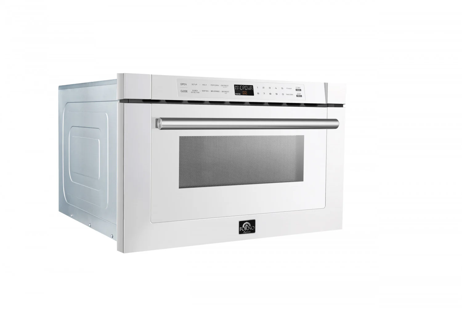 Forno Capoliveri White 24" Built-In Microwave Drawer (1.2 Cu. Ft.) - FMWDR3000-24WHT - Image 6