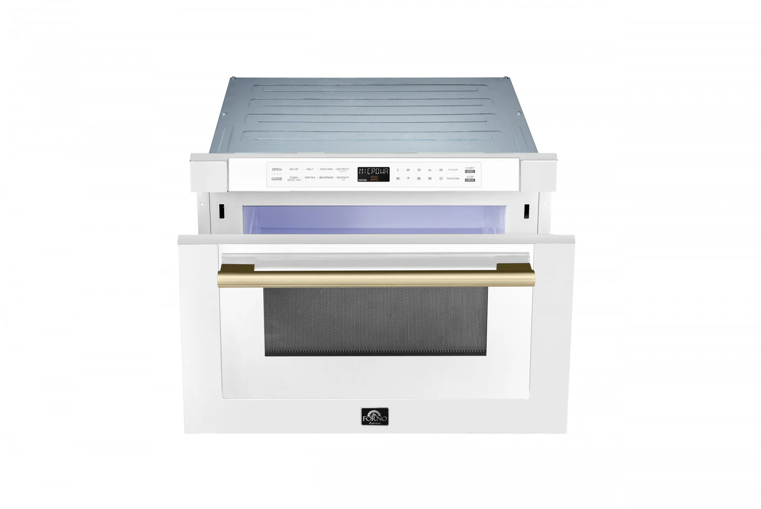 Forno Capoliveri White 24" Built-In Microwave Drawer (1.2 Cu. Ft.) - FMWDR3000-24WHT - Image 7