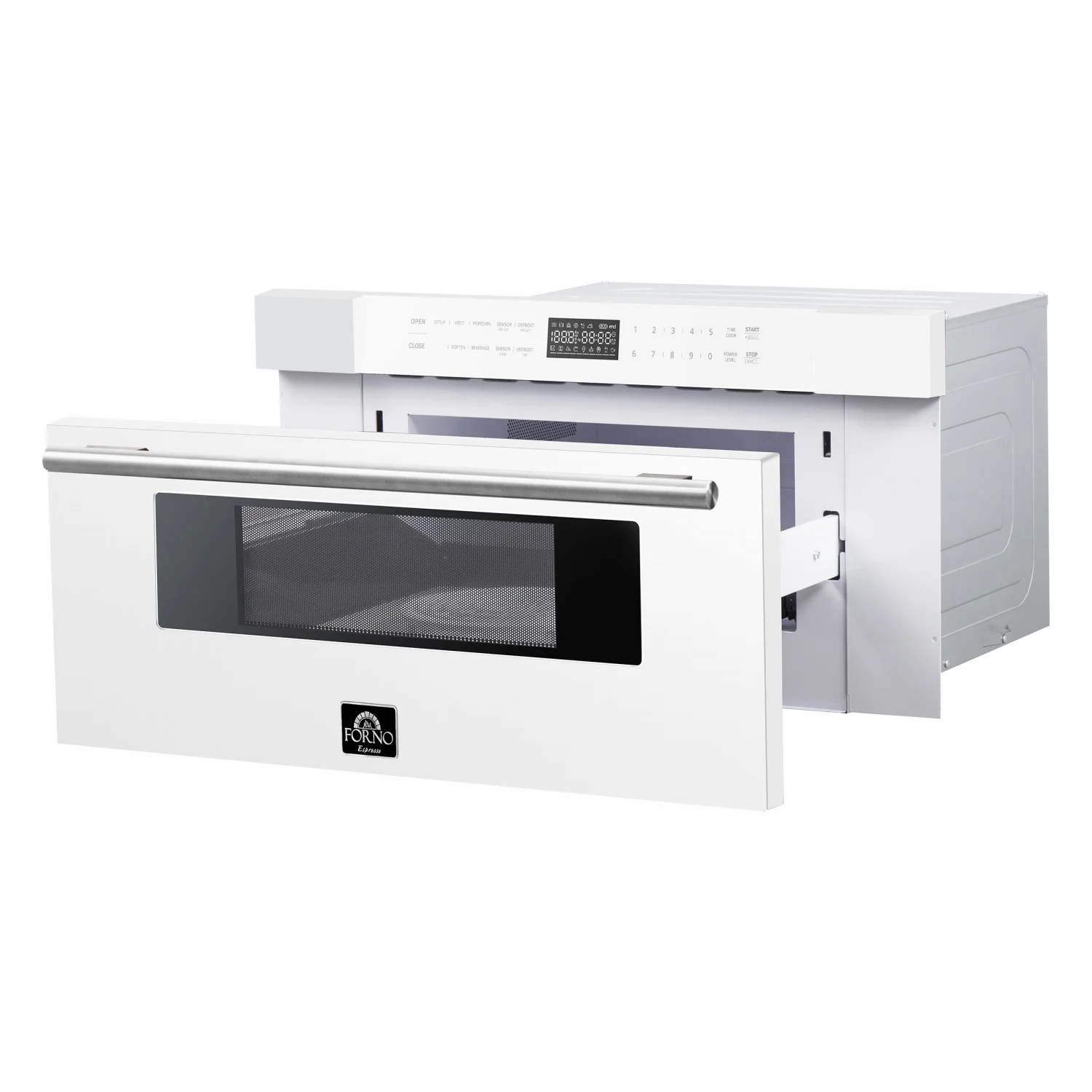 Forno Capoliveri White 30" Built-In Microwave Drawer (1.2 Cu. Ft.) - FMWDR3000-30WHT - Image 4