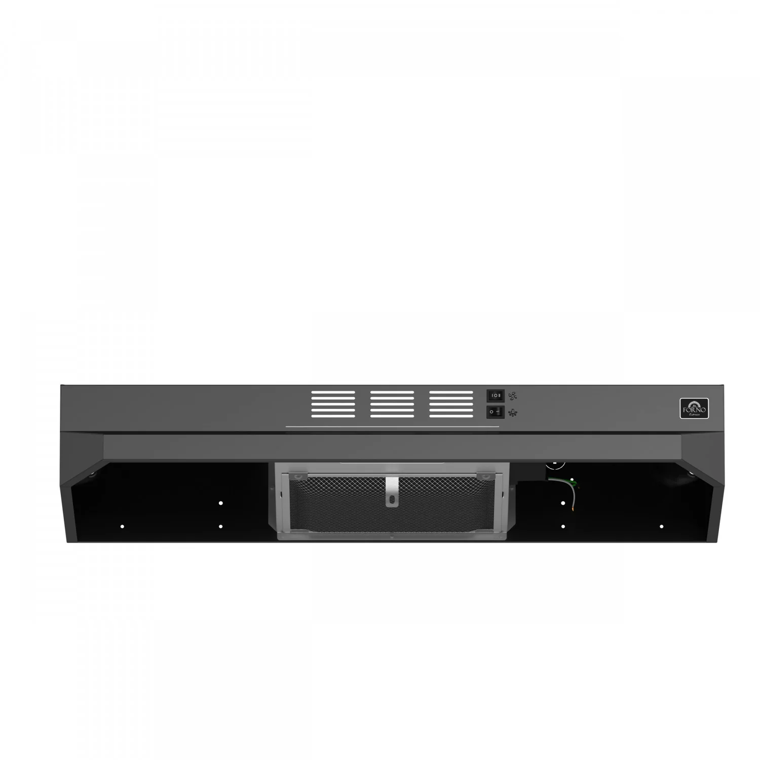 Forno Cappa Black 30" 200 CFM Under Cabinet Range Hood - FRHUC5200-30BLK - Image 2