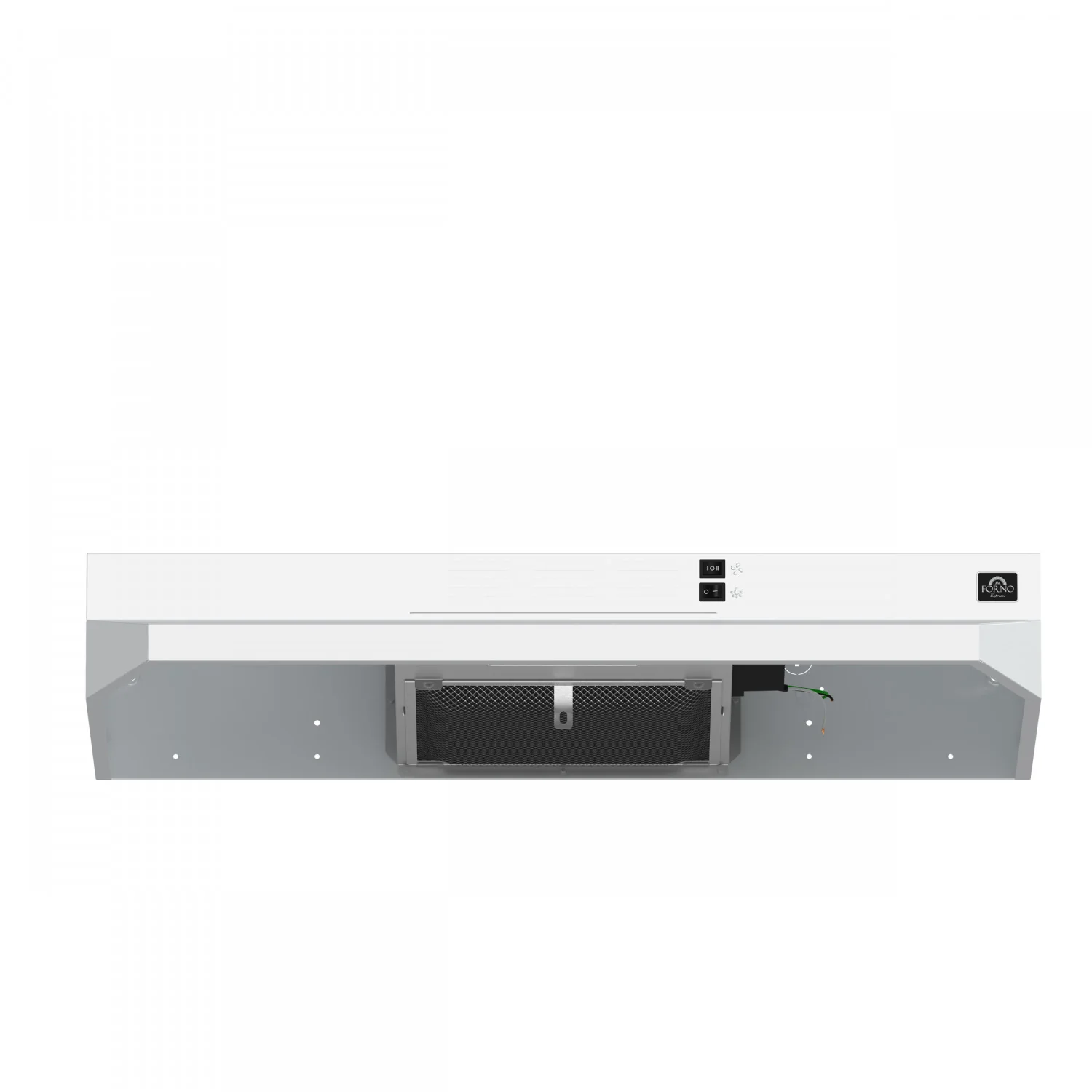 Forno Cappa White 30" 200 CFM Under Cabinet Range Hood - FRHUC5200-30WHT - Image 2