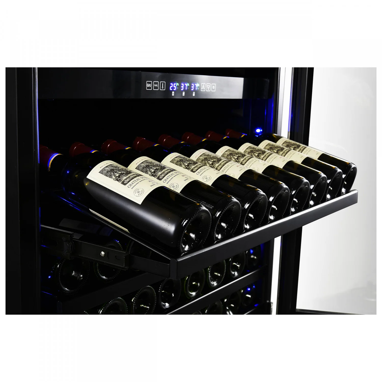 Forno Capraia 30" Stainless Steel 144 Bottle Dual Zone Wine Cooler with Two Beverage Drawers - FWCDR6661-30S - Image 6