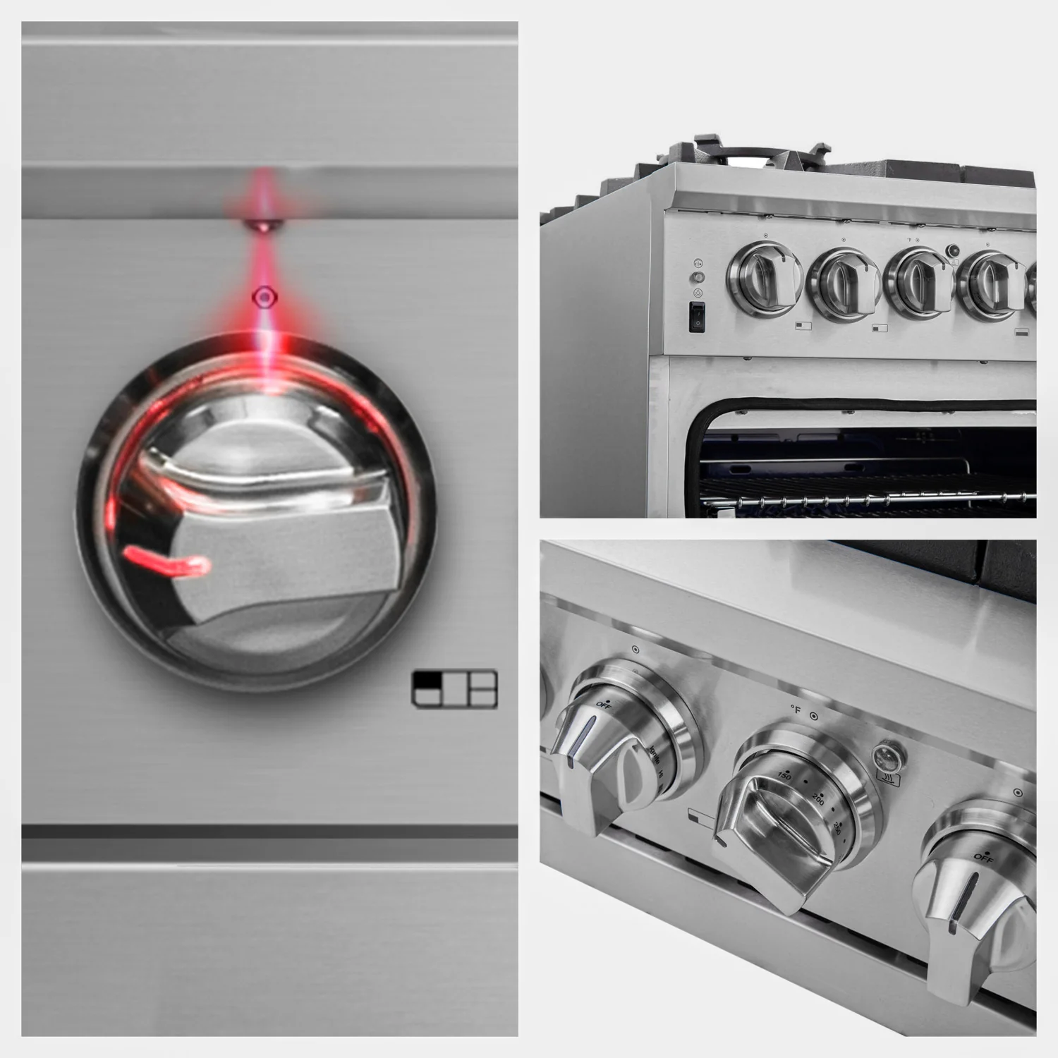 Forno Capriasca 36" Stainless Steel Freestanding Gas Range (5.36 Cu. Ft.) - FFSGS6260-36 - Image 14