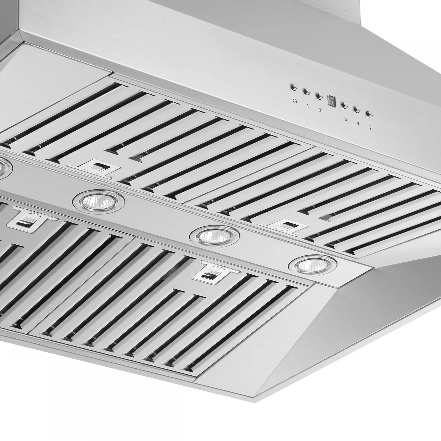 Forno Coppito Stainless Steel 36" 1200 CFM Island Range Hood - FRHIS5129-36 - Image 2
