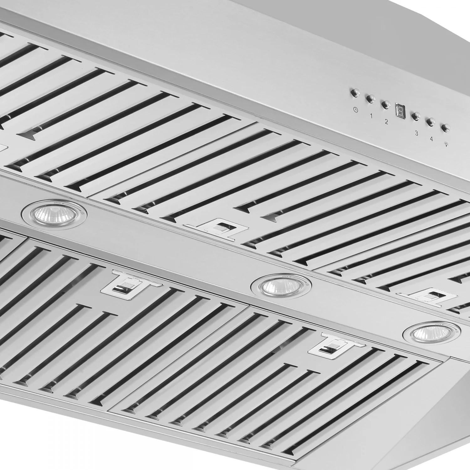 Forno Coppito Stainless Steel 48" 1200 CFM Island Range Hood - FRHIS5129-48 - Image 2