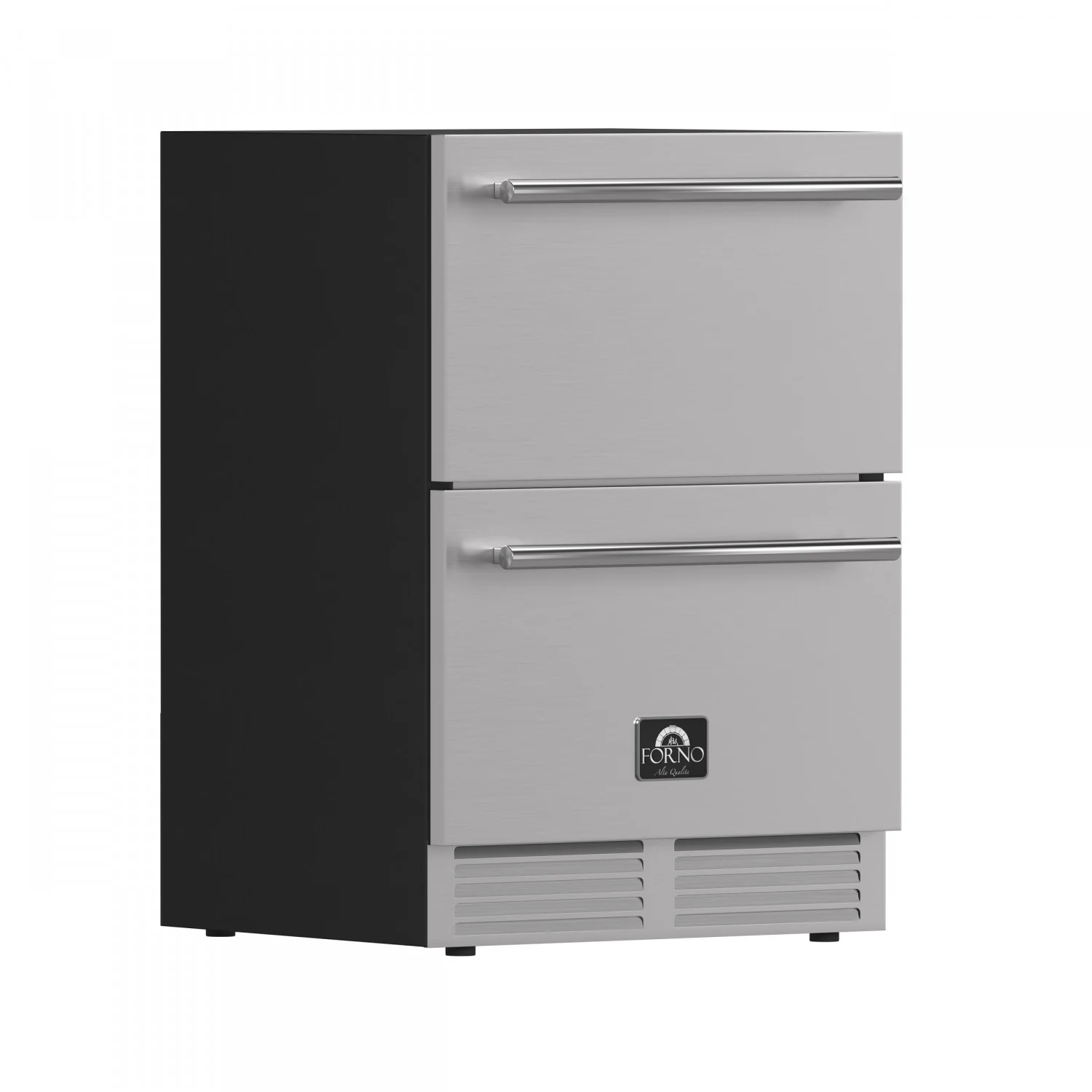 Forno Cosenza Stainless Steel 24" Built-in Undercounter Indoor/Outdoor Drawer Freezer with Ice Maker (4.69 Cu. Ft.) - FDRBI1838-24S - Image 10