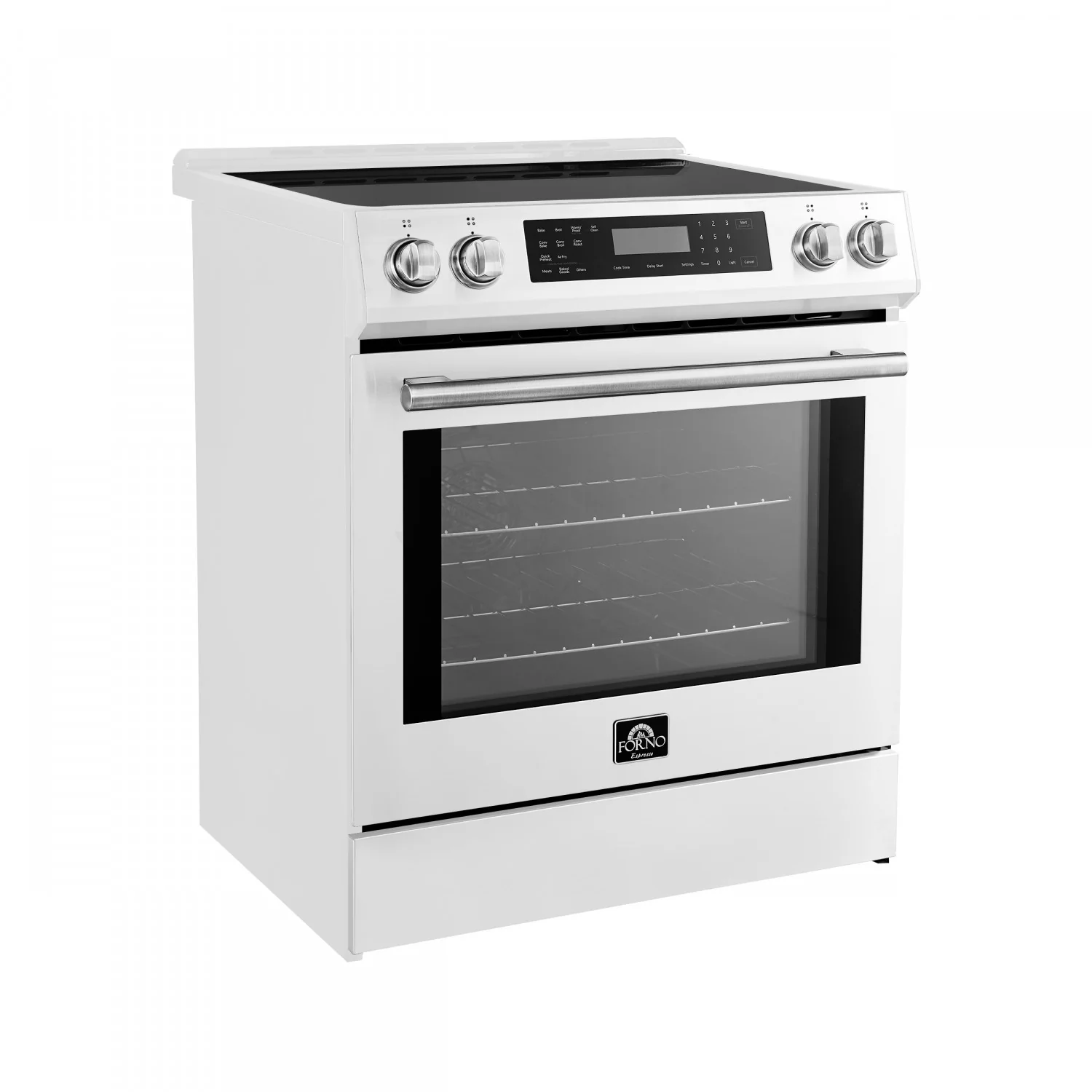 Forno Donatello White Slide-in Induction Range with True Convection (5.0 Cu. Ft.) - FFSIN0905-30WHT - Image 3