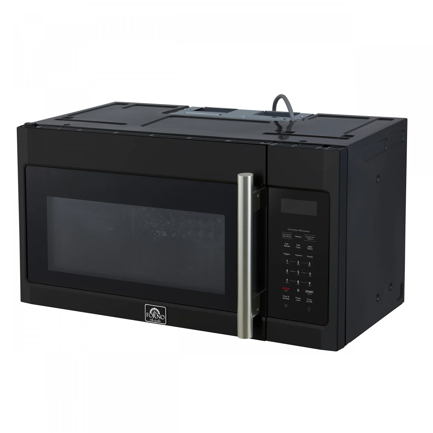 Forno Fornace Black 300 CFM Over-the-Range Convection Microwave (1.5 Cu. Ft.) - FOTR3038-30BLK - Image 3