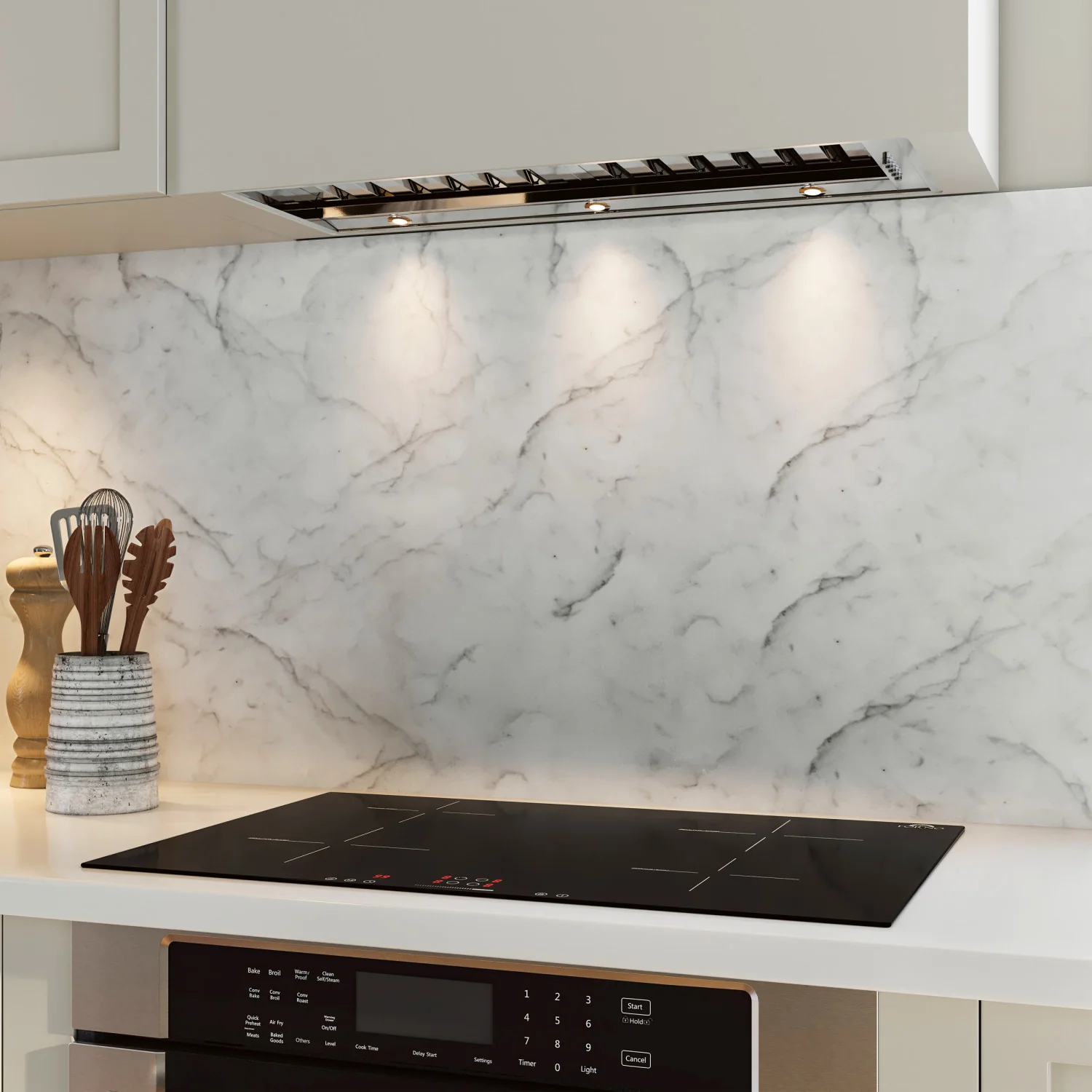 Forno Frassanito Stainless Steel 30" 450 CFM Recessed Range Hood - FRHRE5346-30 - Image 12