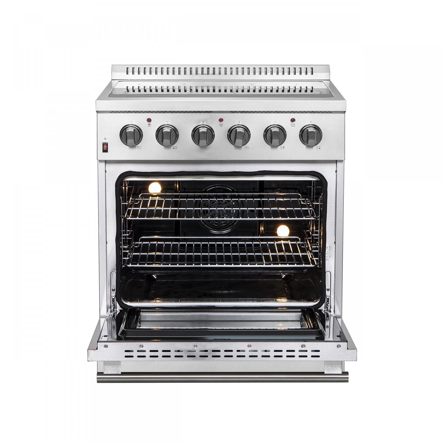 Forno Galiano 30" Stainless Steel Freestanding Electric Range with True Convection and Air Fry (4.32 Cu. Ft.) - FFSEL6083-30 - Image 5
