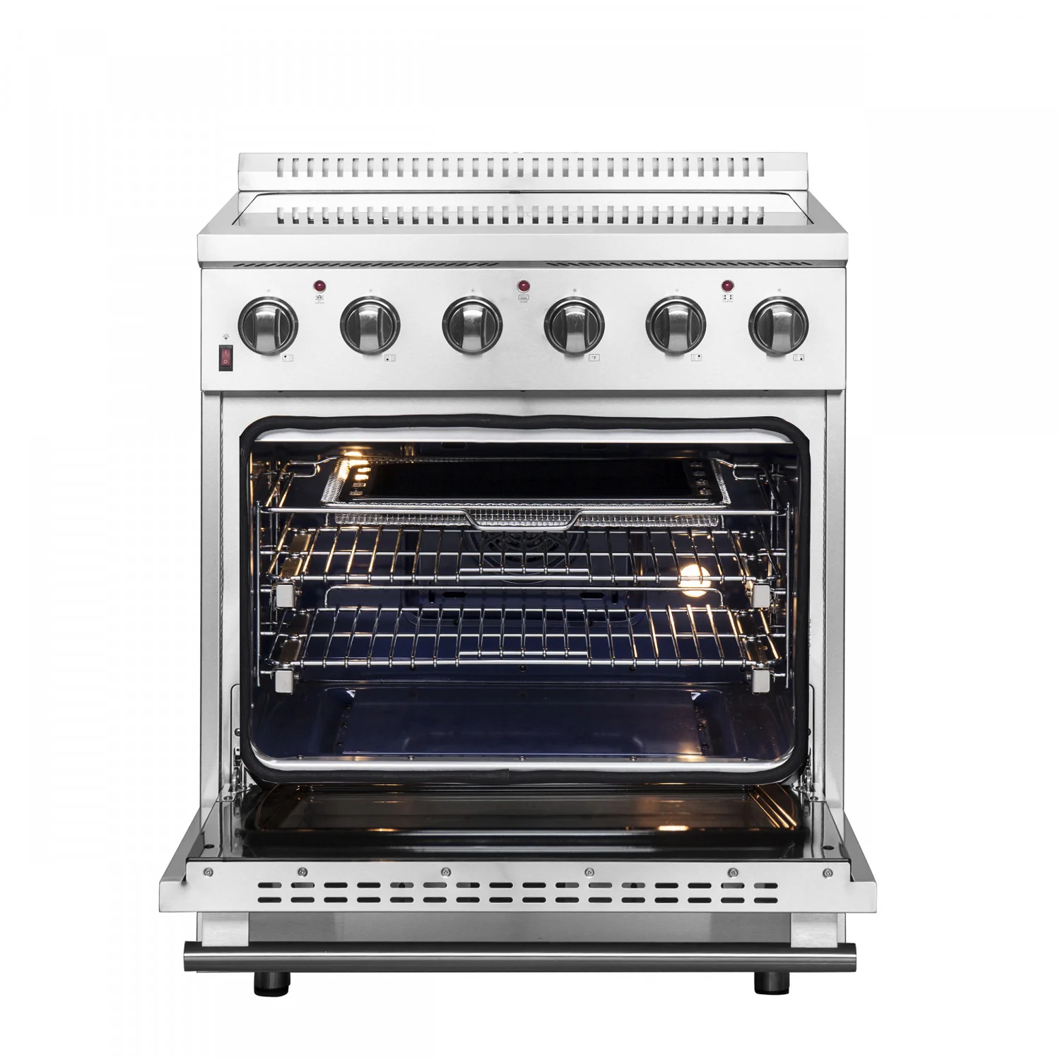 Forno Galiano 30" Stainless Steel Freestanding Electric Range with True Convection and Air Fry (4.32 Cu. Ft.) - FFSEL6083-30 - Image 6