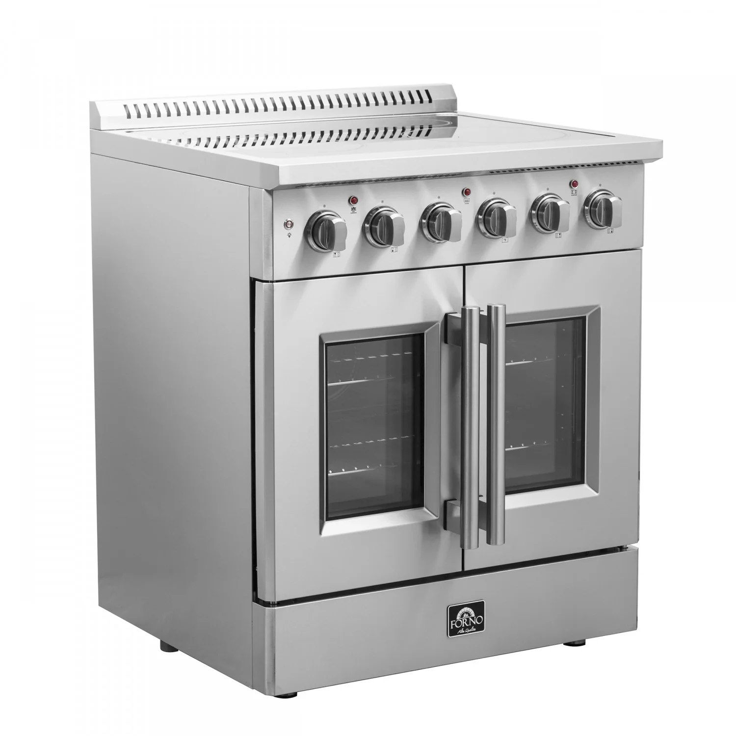 Forno Galiano 30" Stainless Steel French Door Electric Range with True Convection and Air Fry (4.32 Cu. Ft.) - FFSEL6917-30 - Image 2