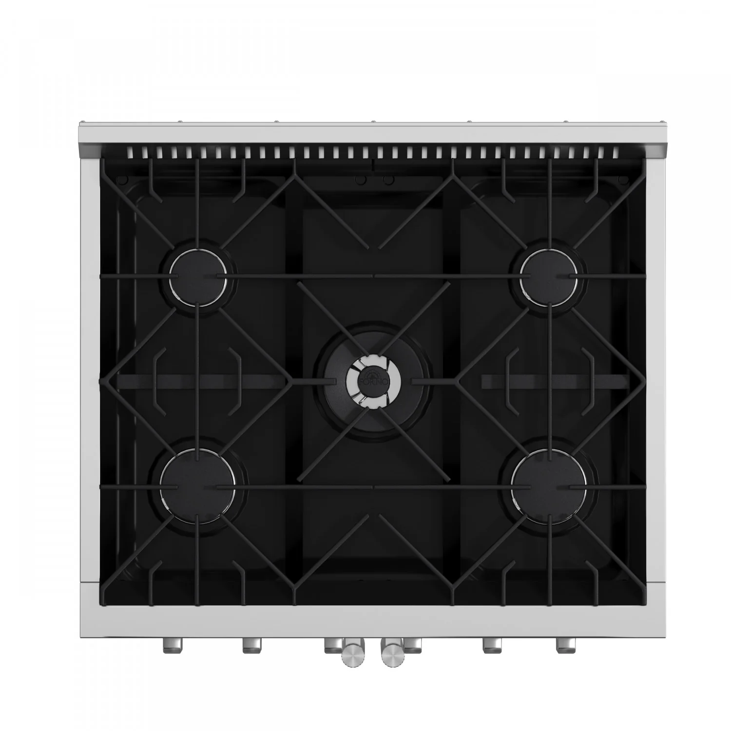 Forno Galiano 30" Stainless Steel French Door Freestanding Gas Range (4.32 Cu. Ft.) - FFSGS6444-30 - Image 7