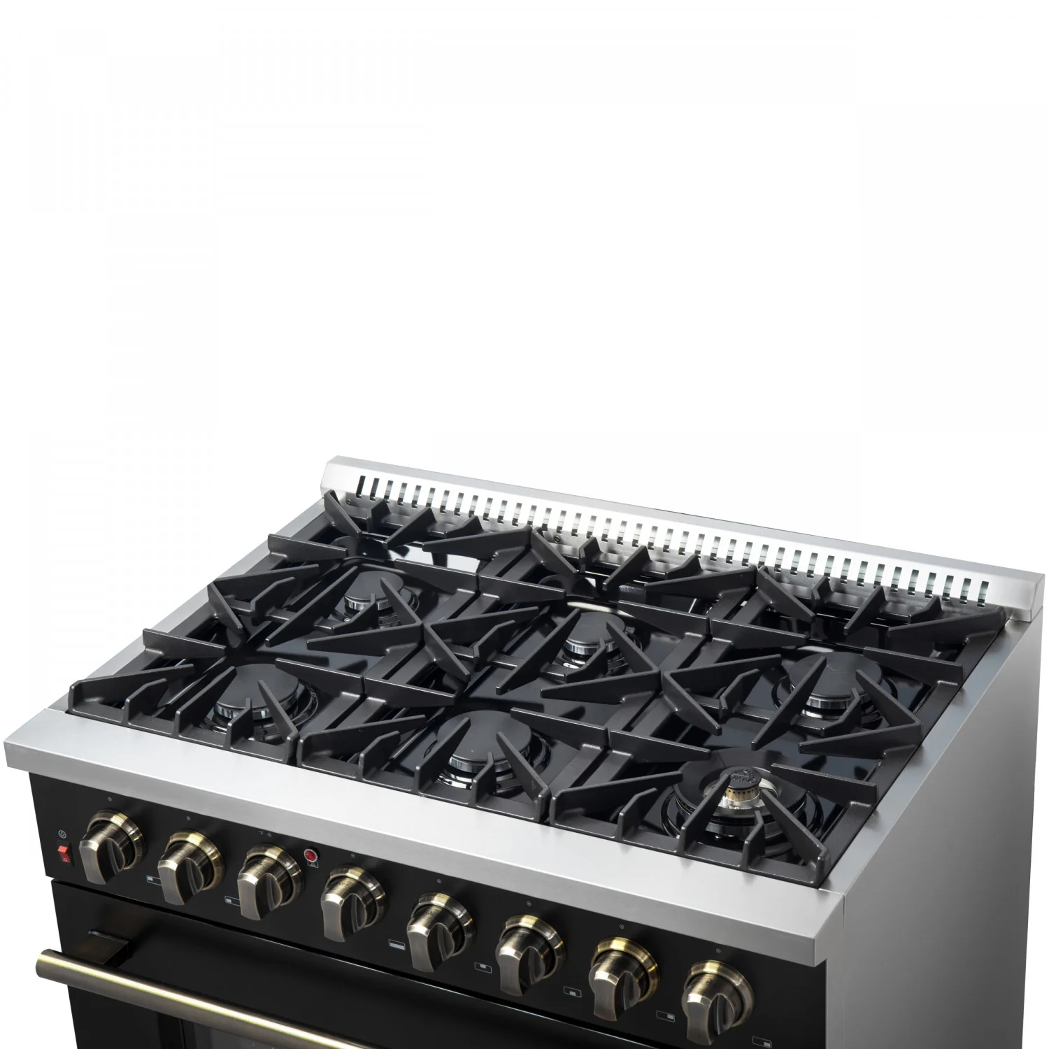 Forno Galiano 36" Black Dual Fuel Range with True Convection (5.36 Cu. Ft.) - FFSGS6156-36BLK - Image 10