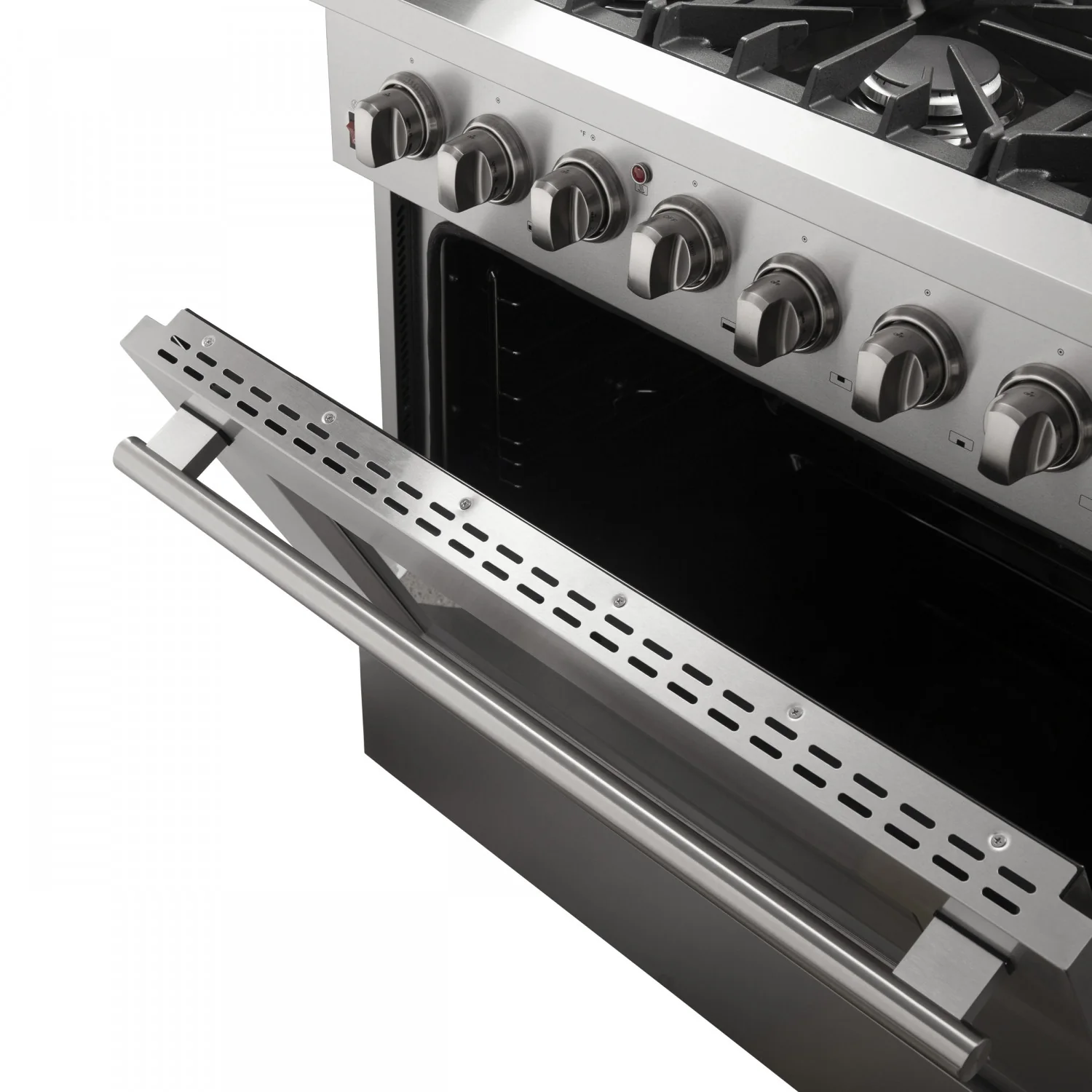 Forno Galiano 36" Stainless Steel Dual Fuel Range with True Convection (5.36 Cu. Ft.) - FFSGS6156-36 - Image 5