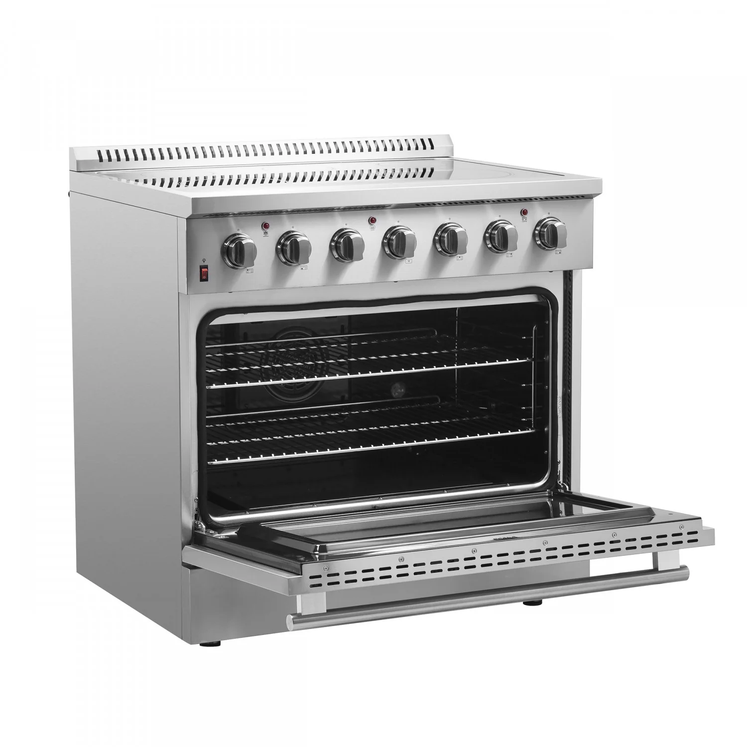 Forno Galiano 36" Stainless Steel Freestanding Electric Range with True Convection and Air Fry (5.36 Cu. Ft.) - FFSEL6083-36 - Image 6