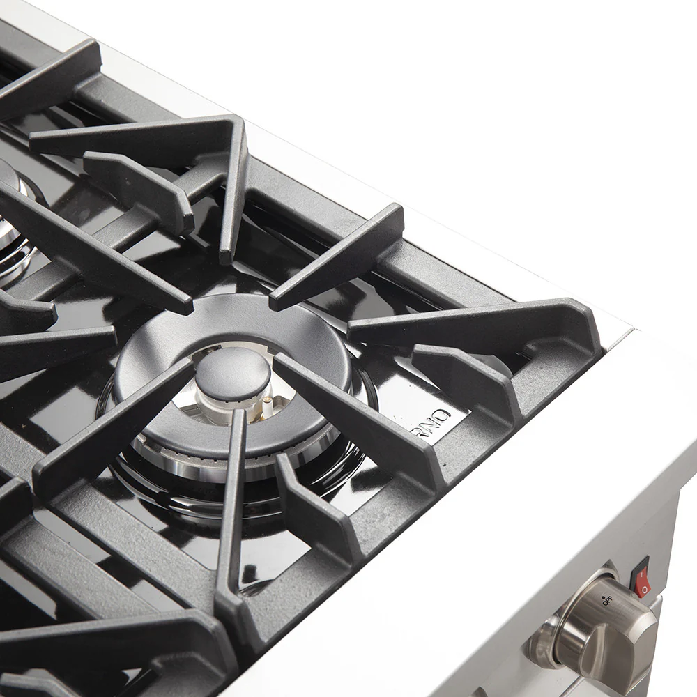 Forno Galiano 36" Stainless Steel Freestanding Gas Range (5.36 Cu. Ft.) - FFSGS6244-36 - Image 10