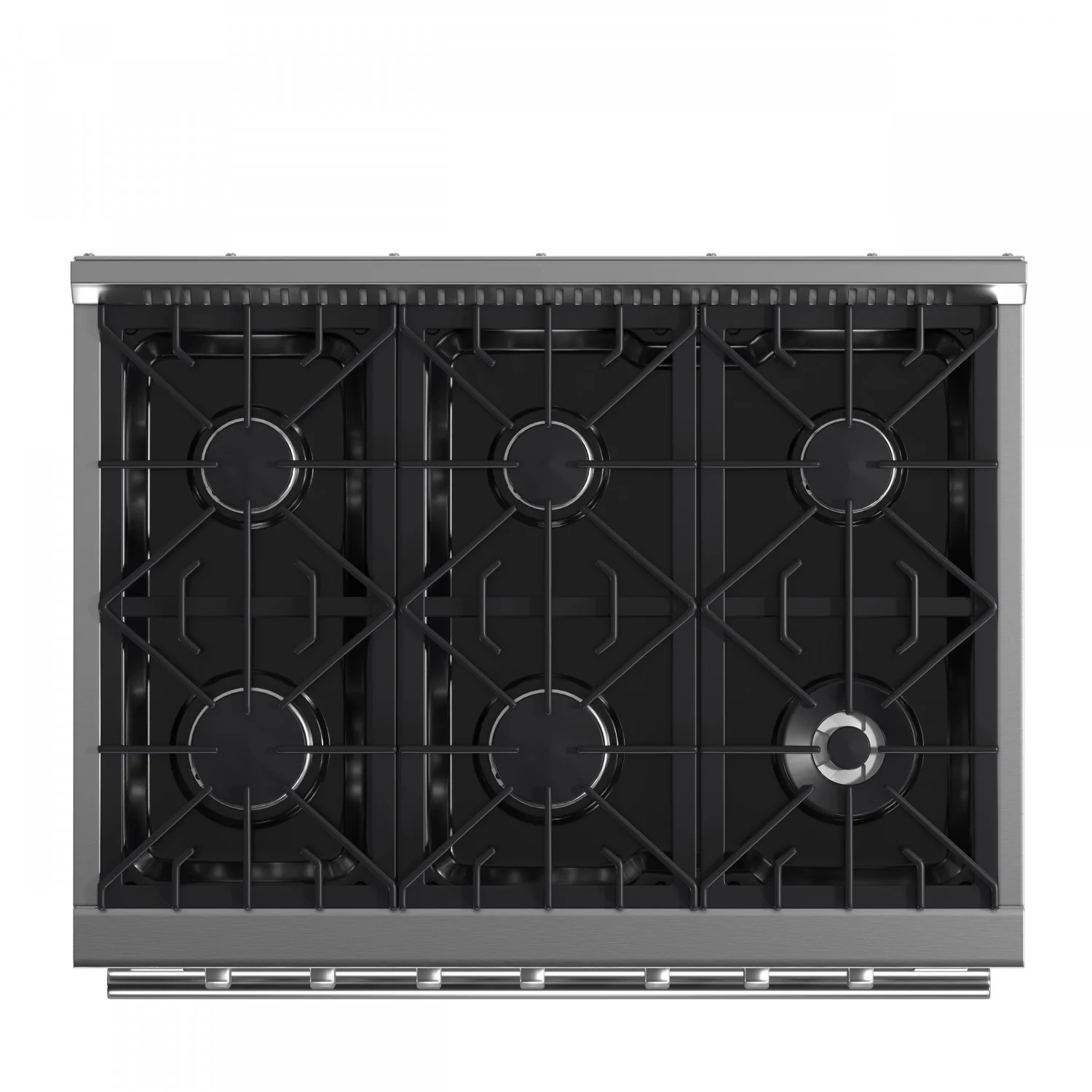 Forno Galiano 36" Stainless Steel Freestanding Gas Range (5.36 Cu. Ft.) - FFSGS6244-36 - Image 6
