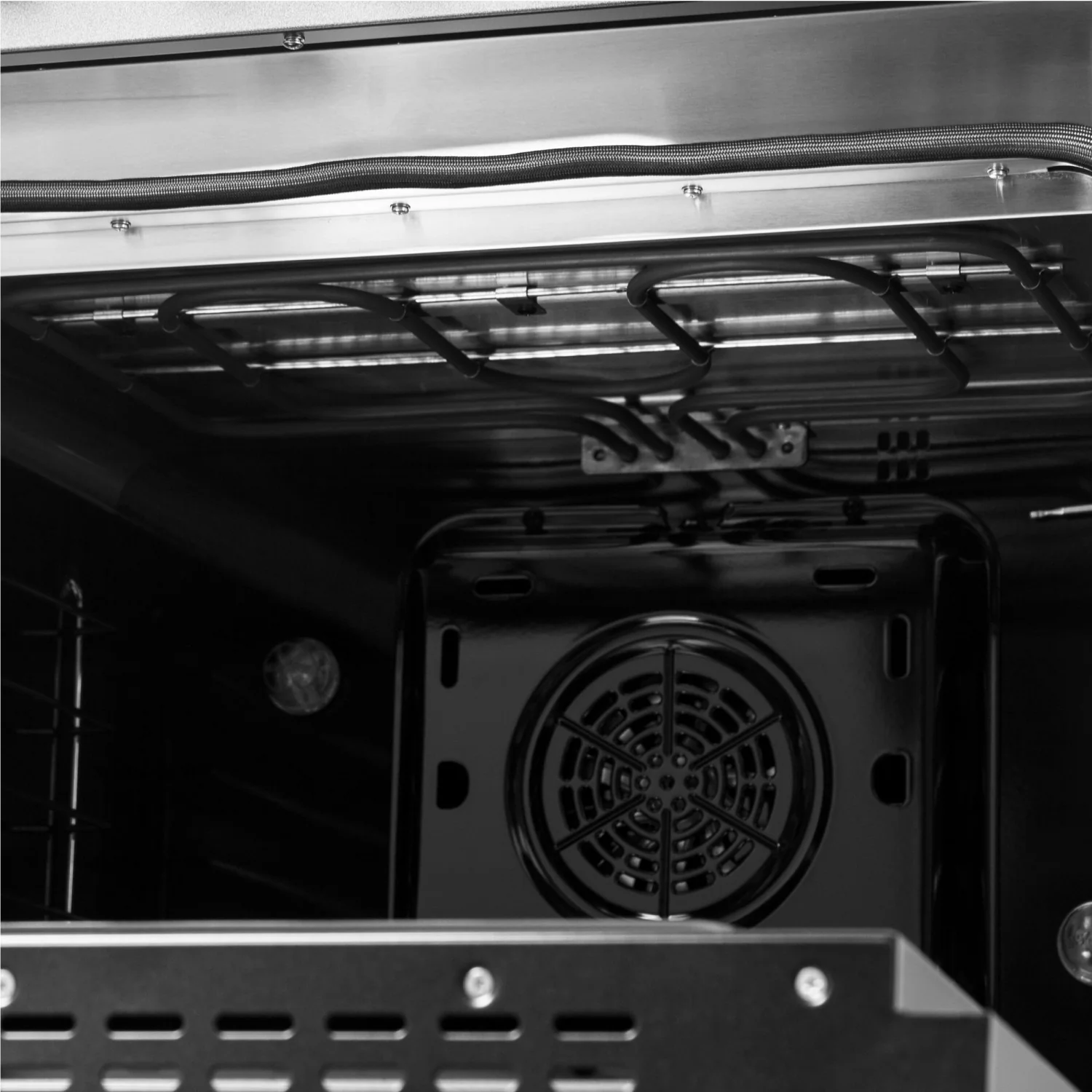 Forno Galiano 48" Black Freestanding Dual Fuel Double Oven Range with True Convection (6.58 Cu. Ft.) - FFSGS6156-48BLK - Image 9
