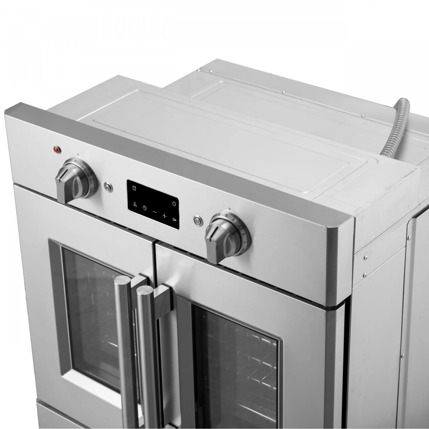 Forno Gallico Stainless Steel 30" French Door Electric Wall Oven with True Convection and Air Fry (3.68 Cu. Ft.) - FBOEL1371-30 - Image 6