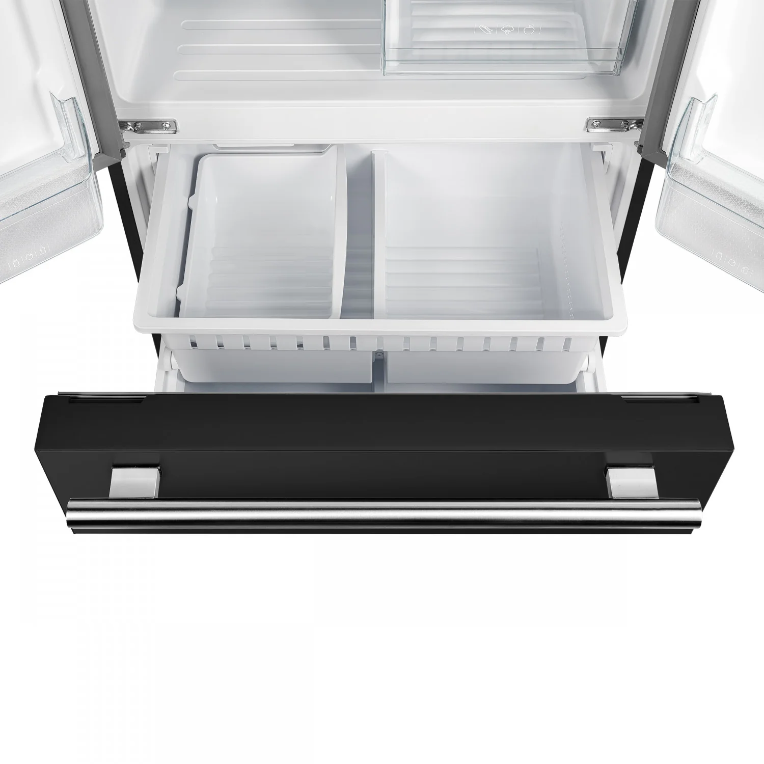Forno Gallipoli 31" 17.5 Cu.Ft. Black French Door Refrigerator with Ice Maker - FFFFD1974-31BLK - Image 11