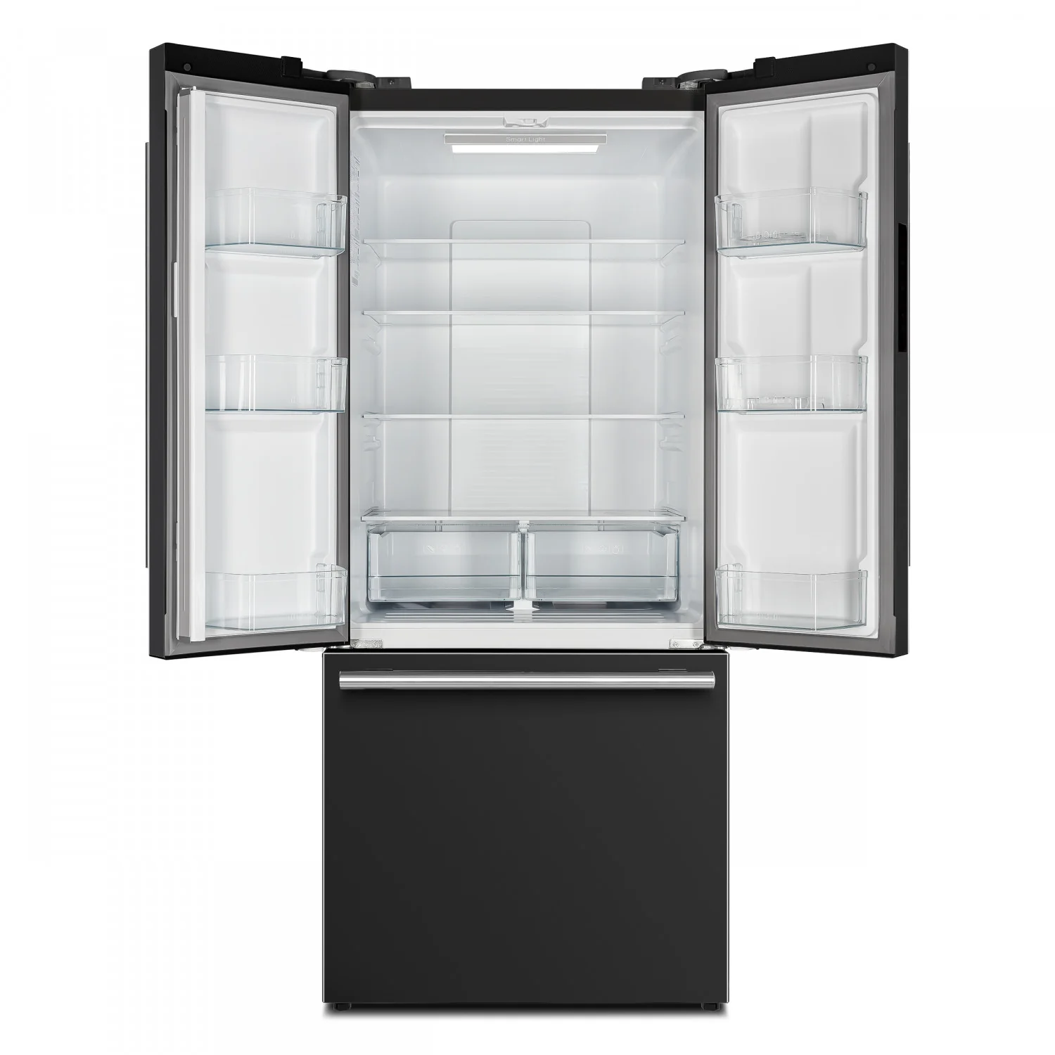 Forno Gallipoli 31" 17.5 Cu.Ft. Black French Door Refrigerator with Ice Maker - FFFFD1974-31BLK - Image 4