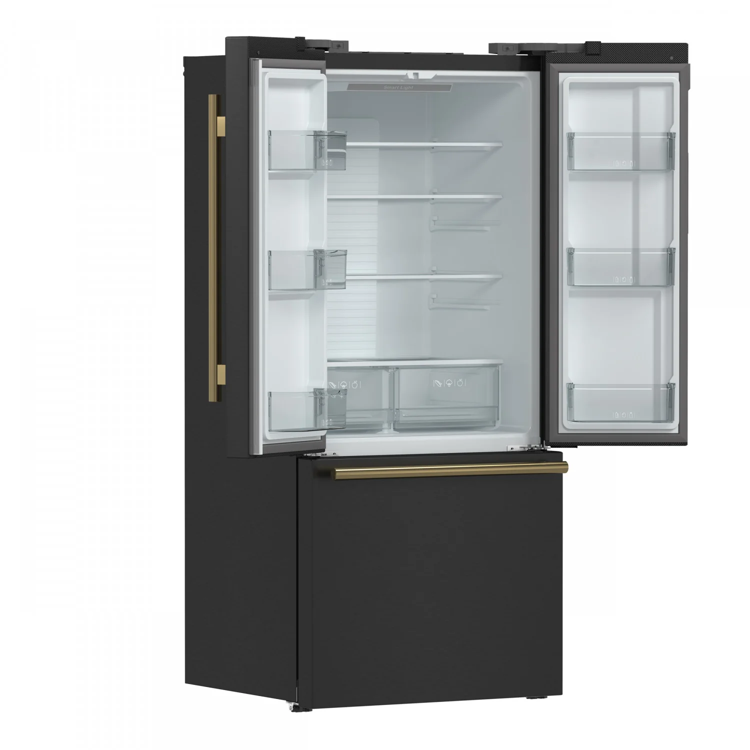Forno Gallipoli 31" 17.5 Cu.Ft. Black French Door Refrigerator with Ice Maker - FFFFD1974-31BLK - Image 7
