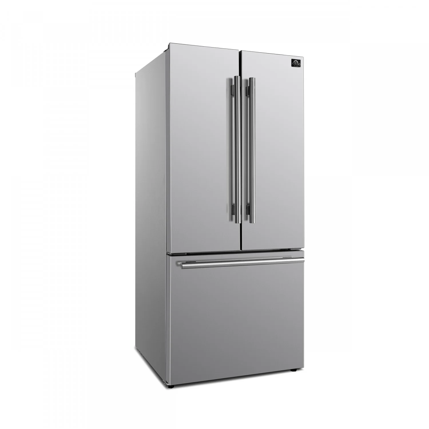 Forno Gallipoli 31" 17.5 Cu.Ft. Stainless Steel French Door Refrigerator - FFFFD1974-31SB - Image 2