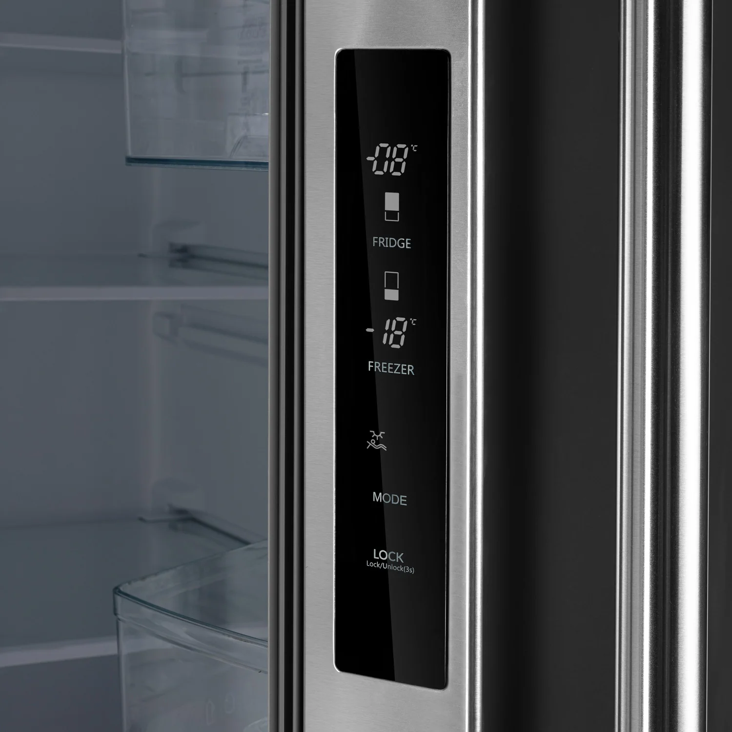 Forno Gallipoli 30" 17.5 Cu.Ft. Stainless Steel French Door Refrigerator - FFFFD1974-35SG - Image 5