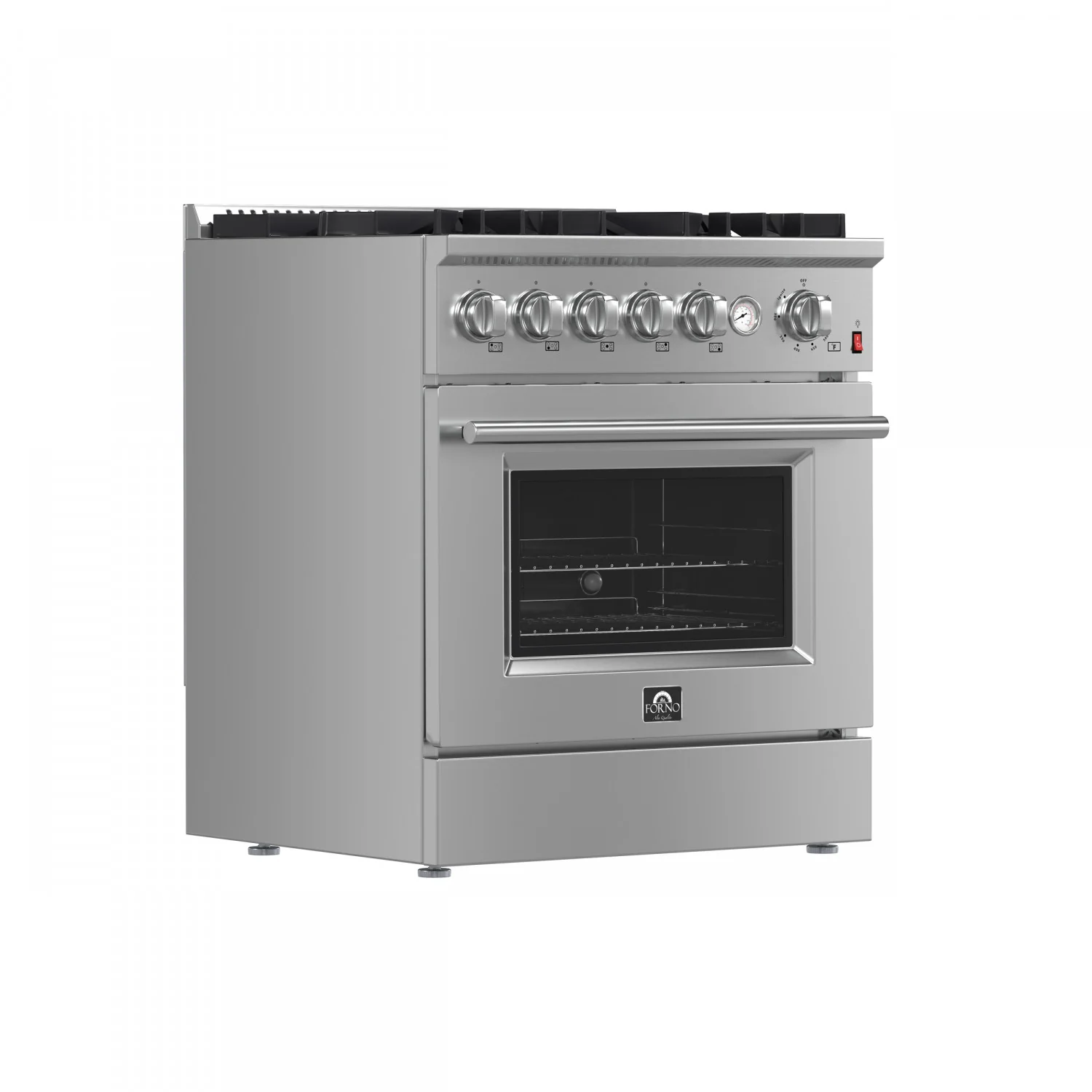 Forno Giovanni 30" Stainless Steel Freestanding Gas Range (4.32 Cu. Ft.) - FFSGS6274-30 - Image 3