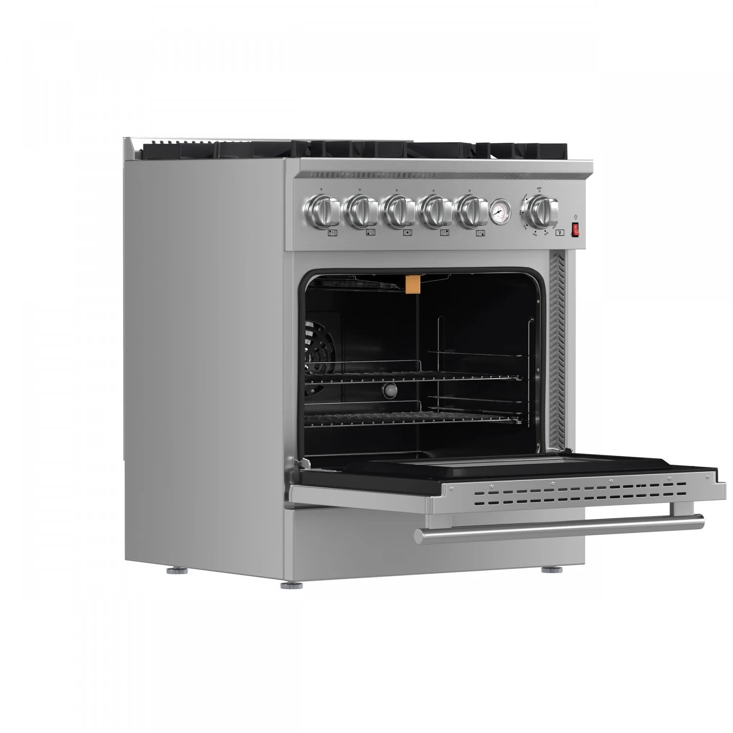 Forno Giovanni 30" Stainless Steel Freestanding Gas Range (4.32 Cu. Ft.) - FFSGS6274-30 - Image 4